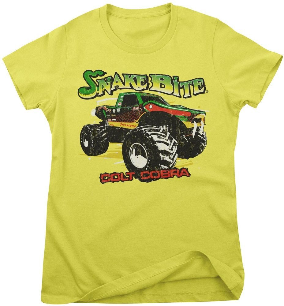 Bigfoot T-Shirt Snake Bite Colt Cobra Monster Truck Girly Tee