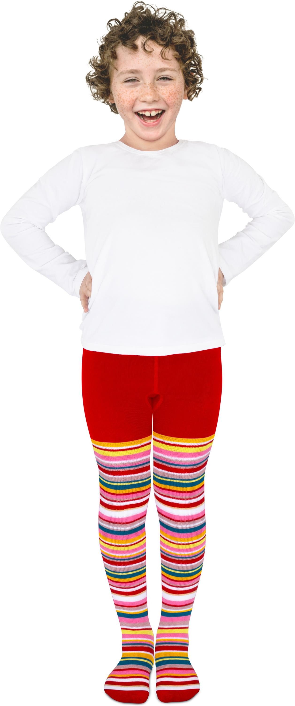 normani Strumpfhose Kinder-Ringel-Thermostrumpfhose (1 St) mit Frotteefütterung – Bild 5 von 5