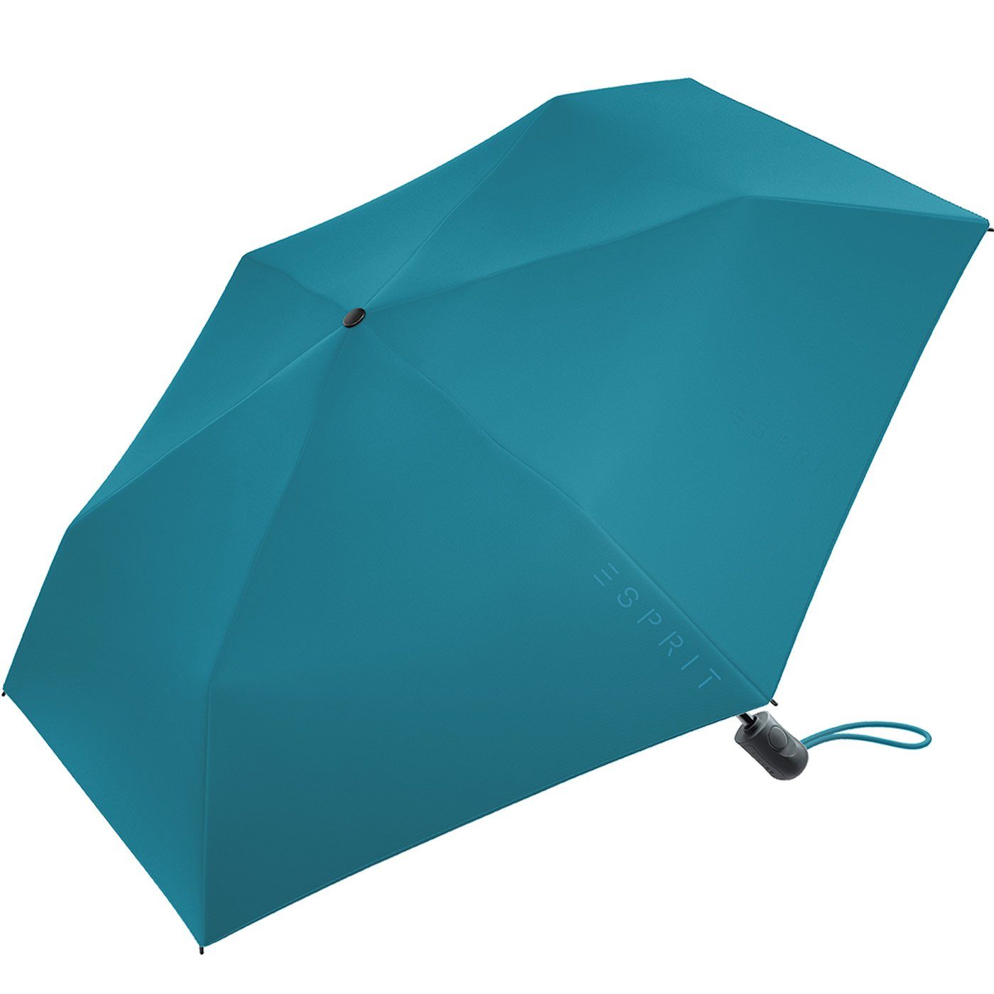 Esprit Taschenregenschirm HW Auf-Zu Damen Easymatic depths, neuen Automatik - Slimline stabil, Trendfarben leicht, den ocean blau in 2022