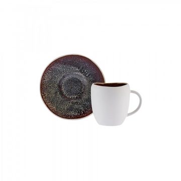 Karaca Kaffeeservice 8-Teiliges Galactic Reactive Glaze Espresso Turkish Coffee Cup