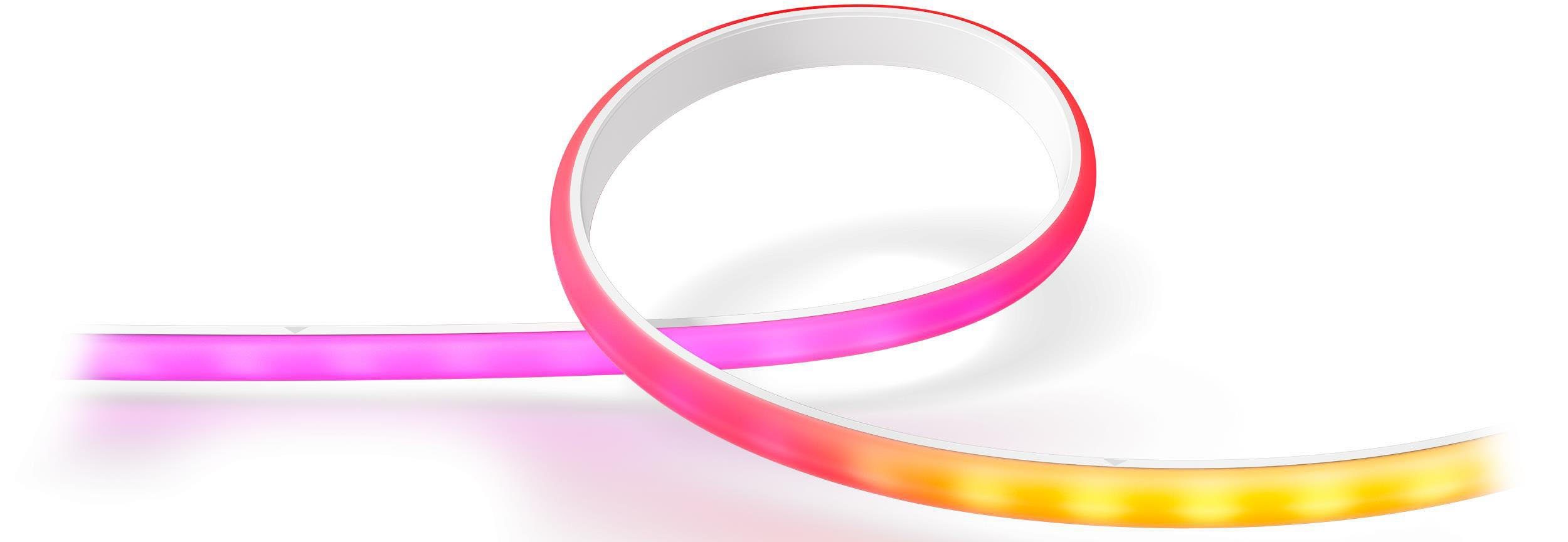 Philips Hue LED Stripe Gradient Ambience Lightstrip 1m Erweiterung, Lightstrip 1m Erweiterung