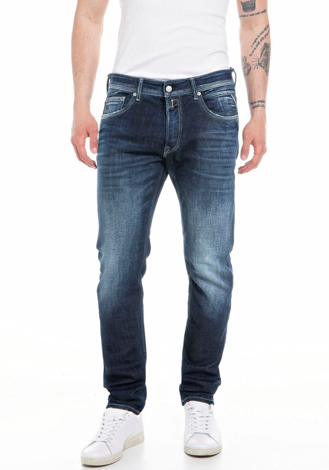 Straight-Jeans WILLBI blue dark Replay