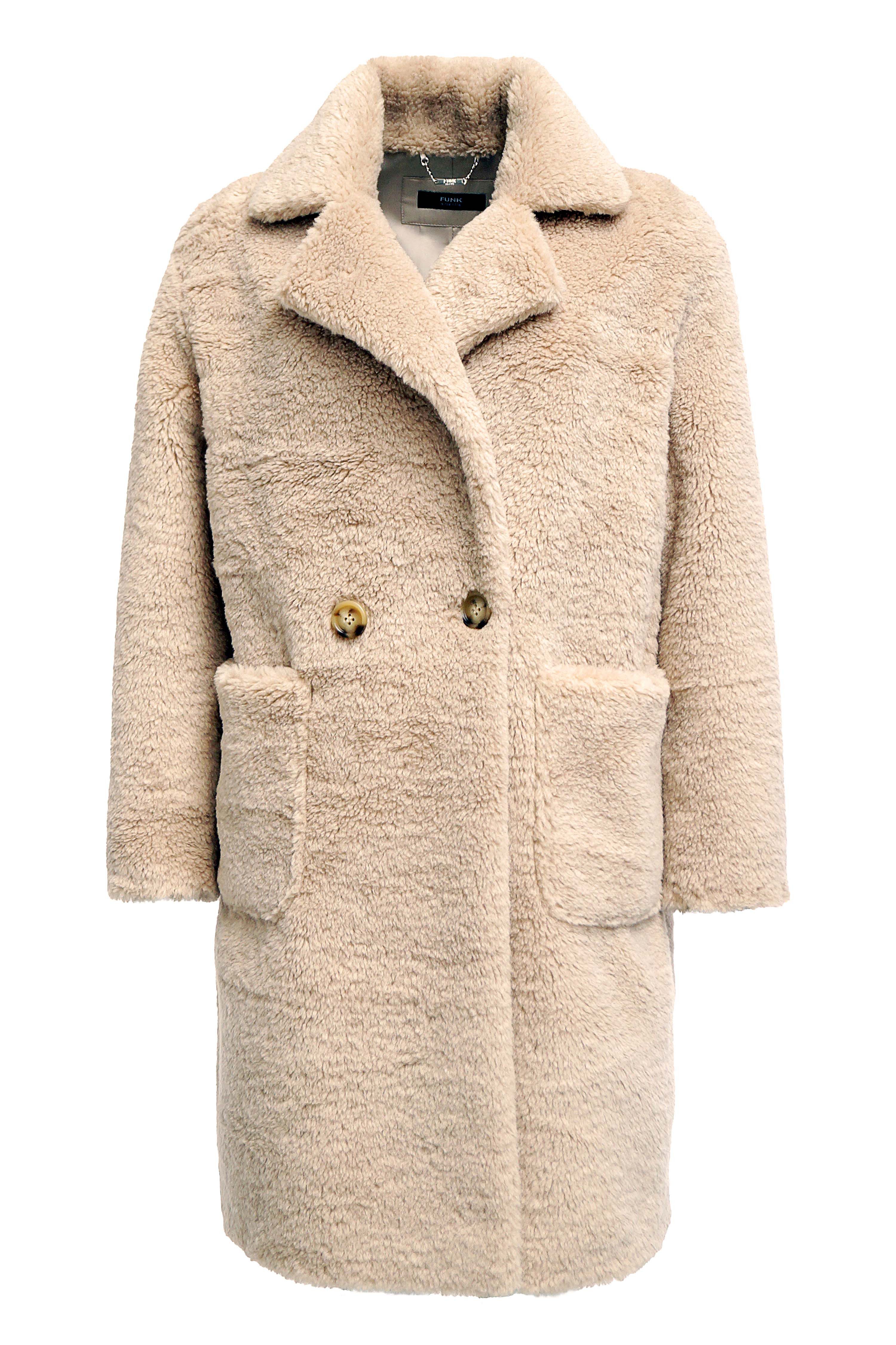 FUNK since 1776 Fellimitatmantel Teddyplüschmantel günstig online kaufen
