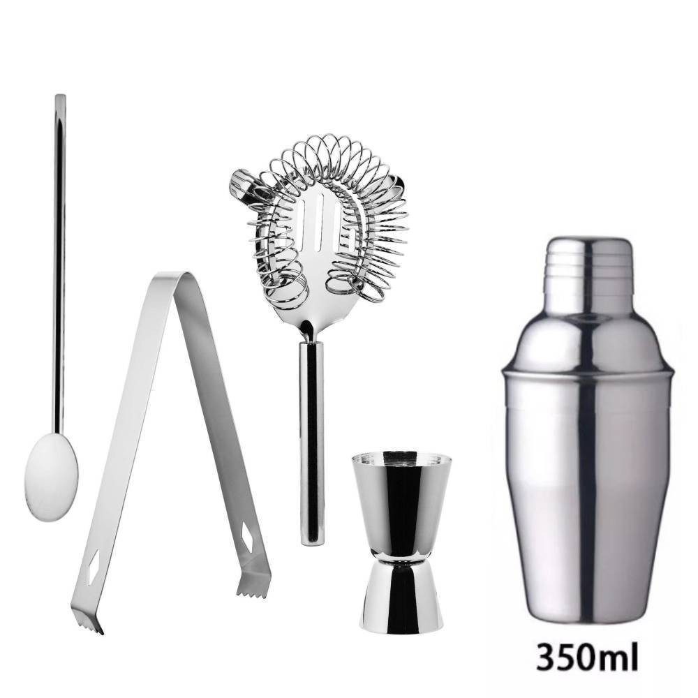 Blusmart Cocktail-Set Cocktail Shaker Set 5-teilig, (750ml550ml350ml, 5-tlg., Edelstahl Barkeeper Kit), Für Bar, Hausparty, Geschenk