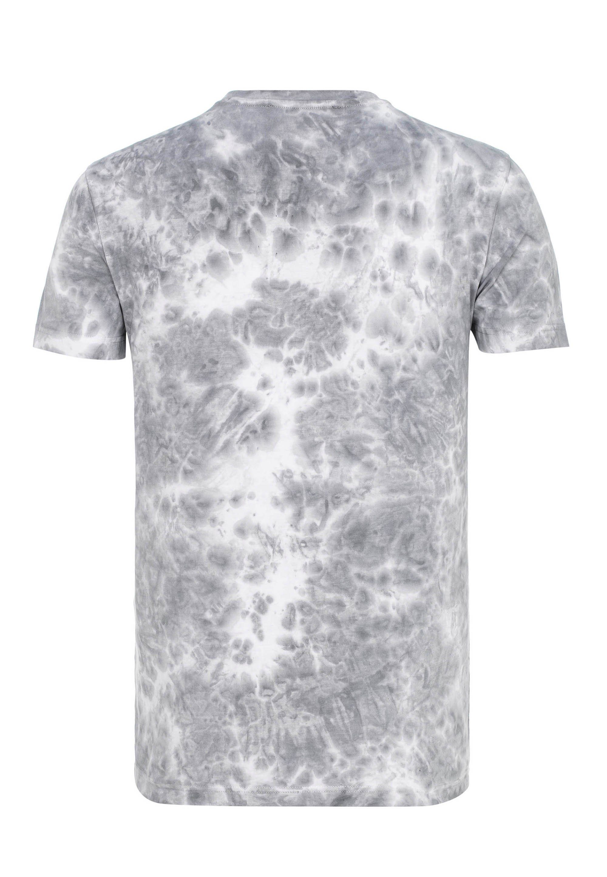 Aufdruck Cipo mit Baxx grau CT629 T-Shirt & coolem