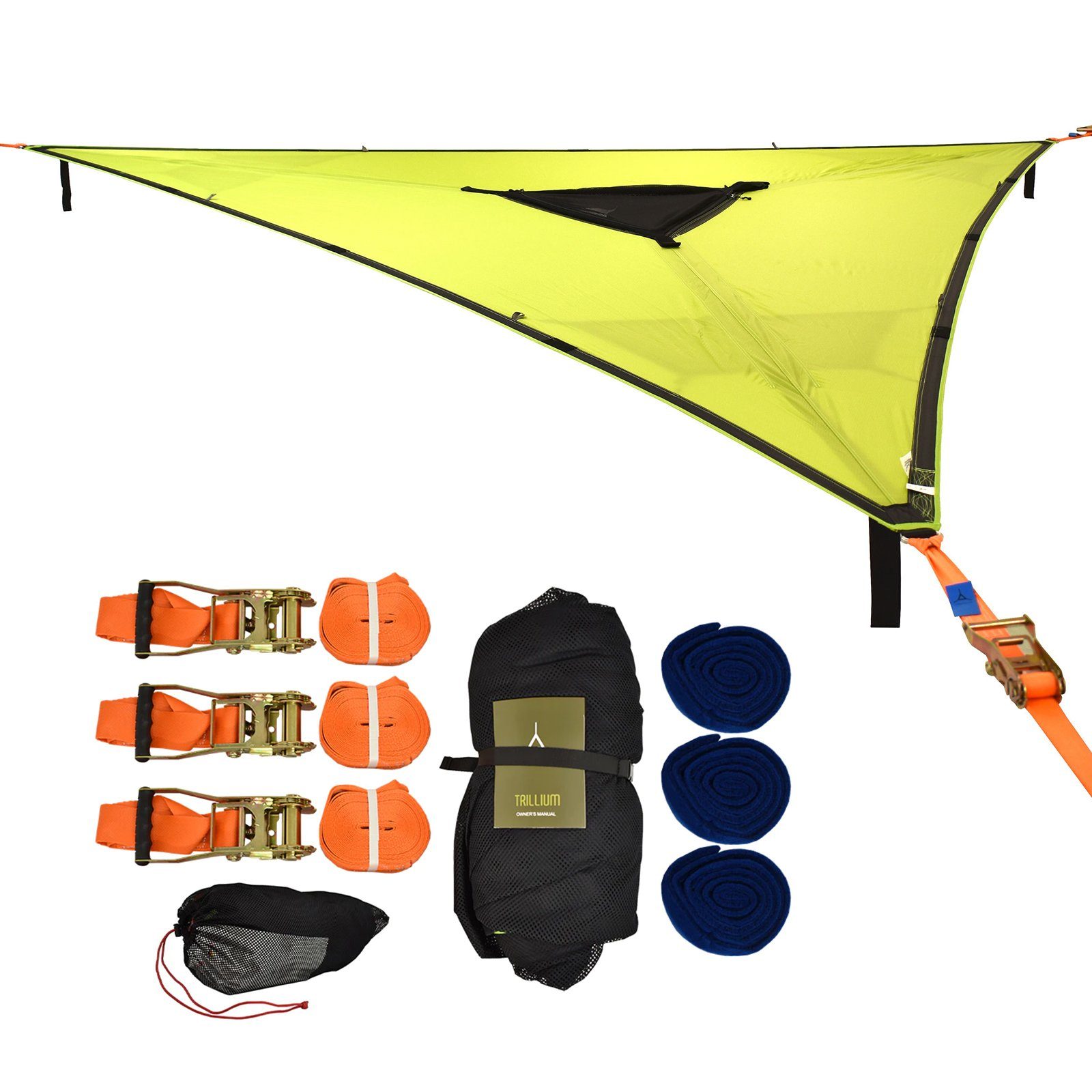 Tentsile Hängematte Hängematte Trillium 3 Personen Outdoor, Trekking Dopppel Baumzelt 4x4 m