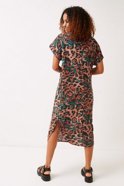 Next Sommerkleid Oversize-Kaftan-Kleid aus Leinenmischung (1-tlg)