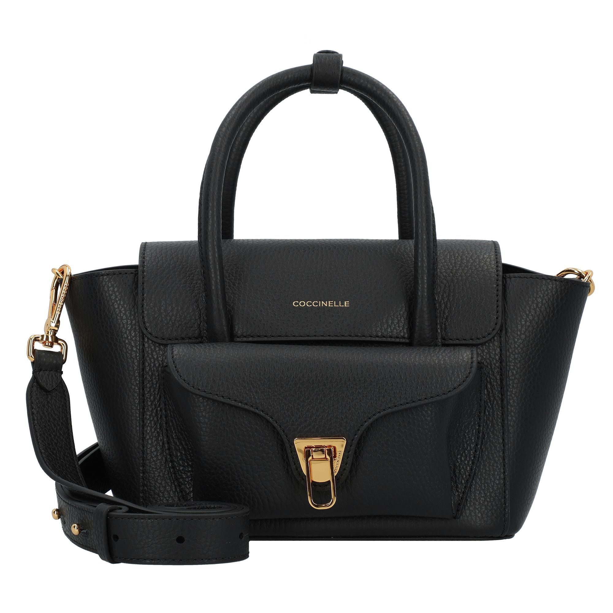 COCCINELLE Schultertasche Double Beat, Leder