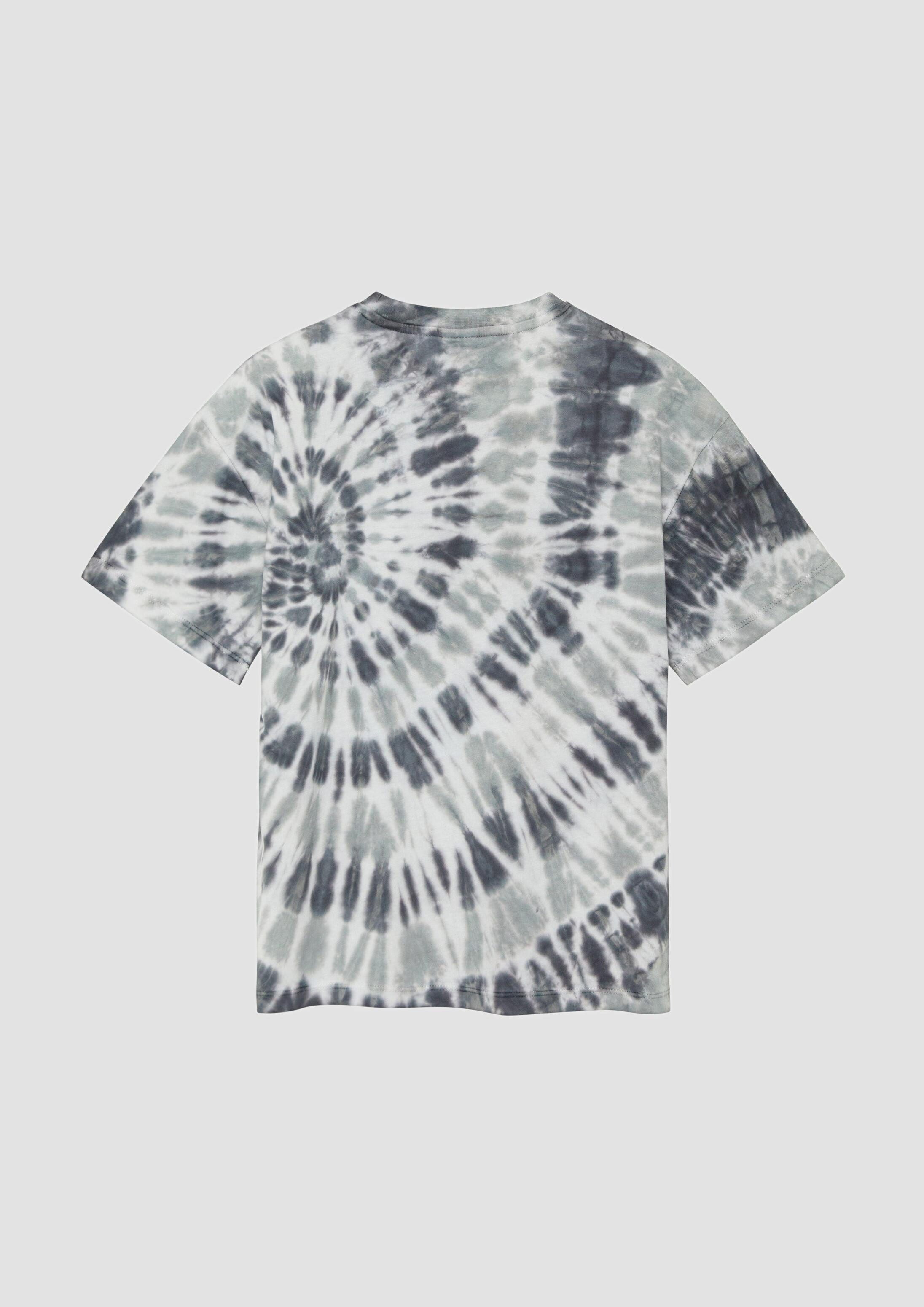 s.Oliver Kurzarmshirt T-Shirt Oversize T-Shirt mit Batikeffekt