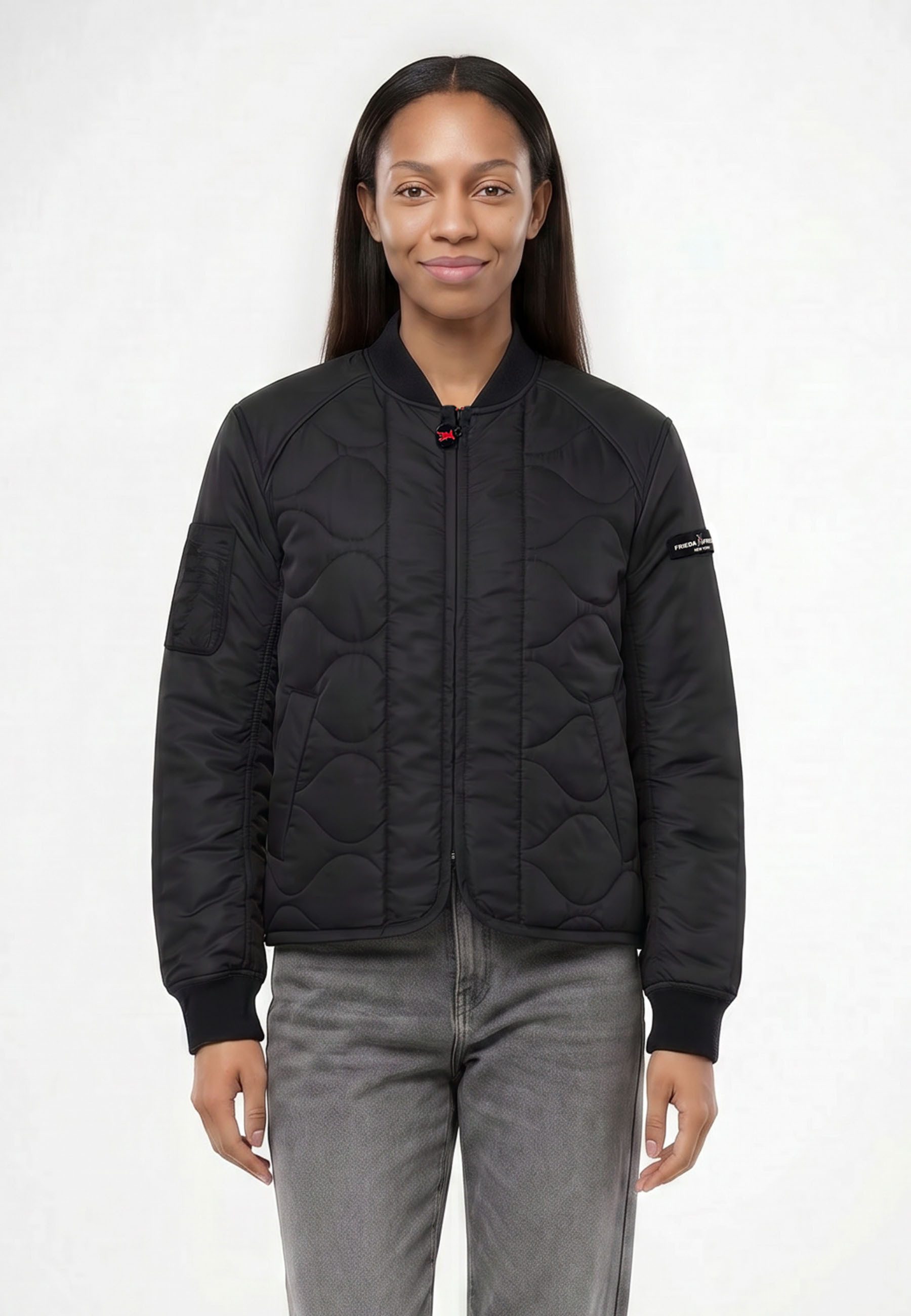 Frieda & Freddies Winterjacke Frieda & Freddies Leicht wattierte Bomberjacke