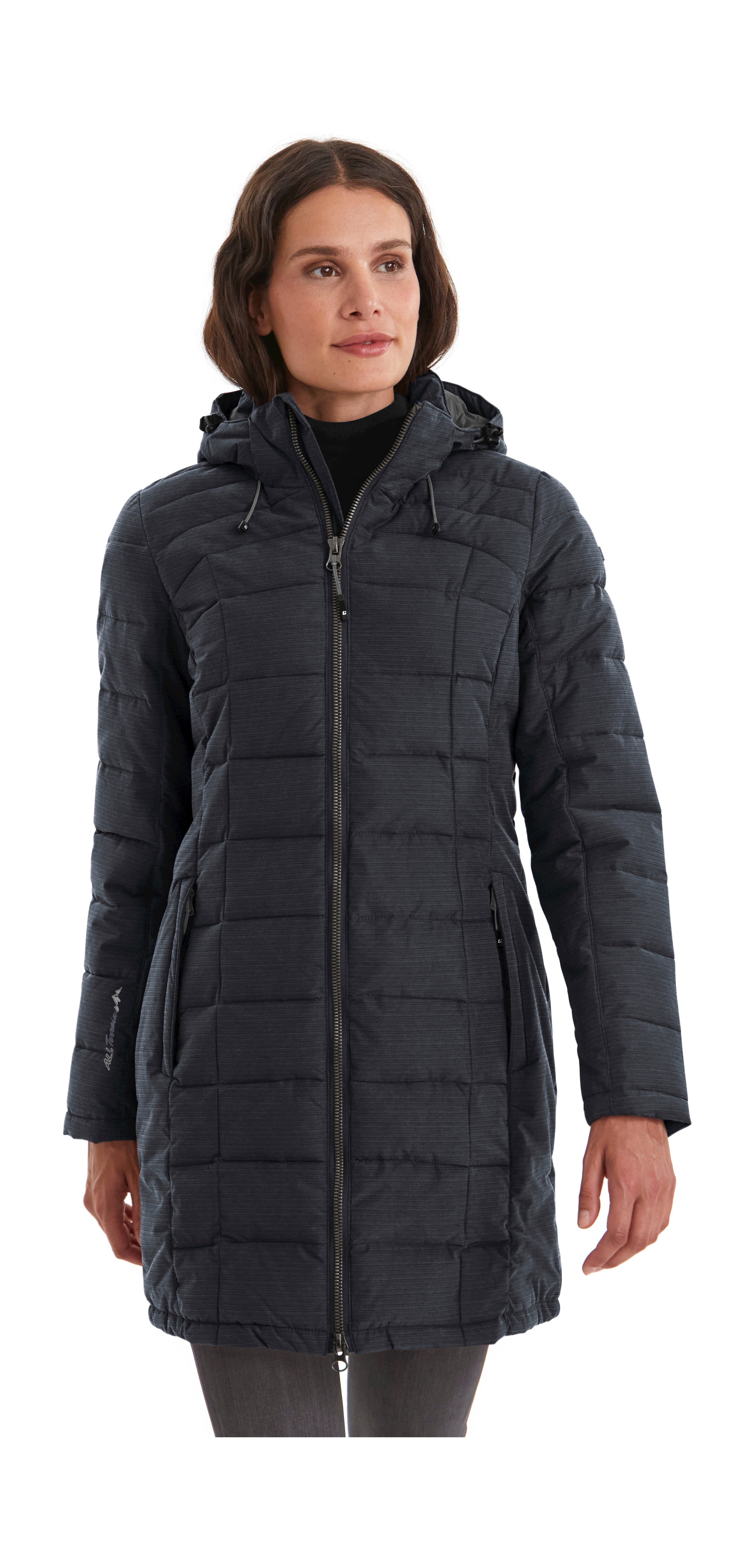 Killtec Steppmantel Skane WMN Quilted PRK schwarz | Outdoormäntel