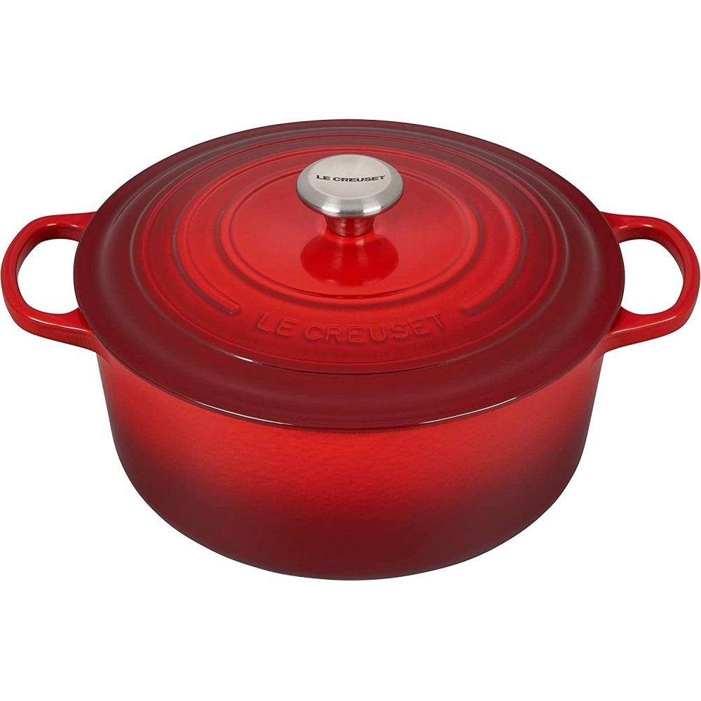 LE CREUSET Bräter Signature 28 cm - Bräter - kirschrot