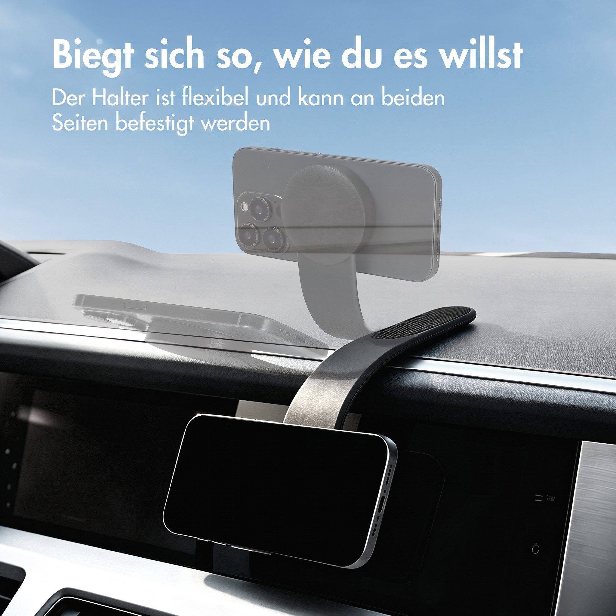 imoshion Handy-Halterung imoshion Flexible Handyhalterung Auto - Magnetisch - Armaturenbrett/Di, (1-tlg) – Bild 5 von 5