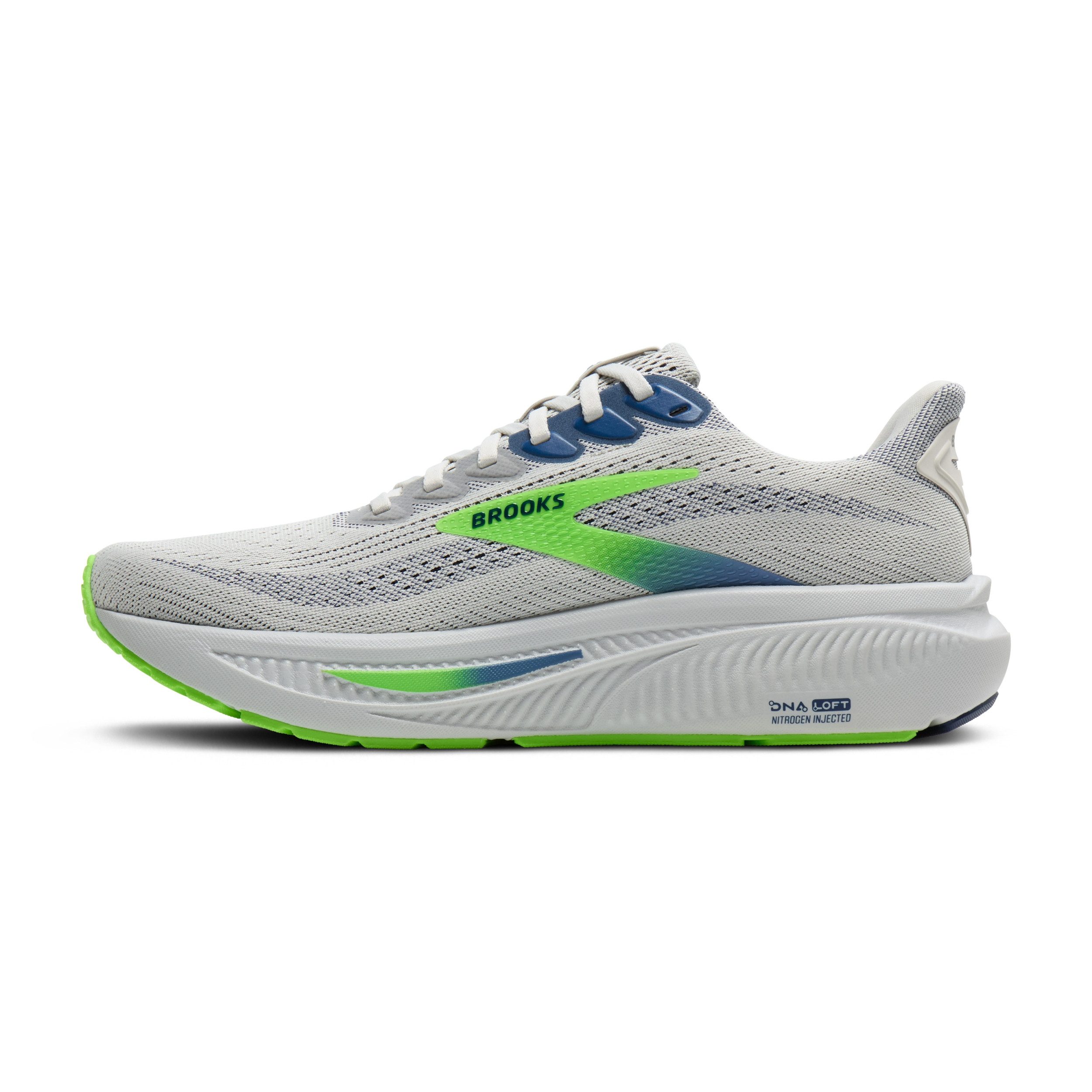Brooks Ghost 17 OYSTER/BEACON BLUE/GECKO Laufschuh