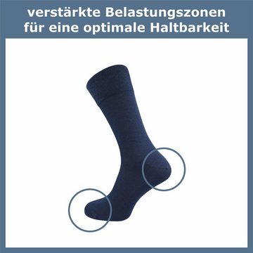 GAWILO Businesssocken für Herren aus 64% Schurwolle - Klimaregulierende Merino Socken (5 Paar) Socken aus Merino Wolle kühlen im Sommer und wärmen im Winter