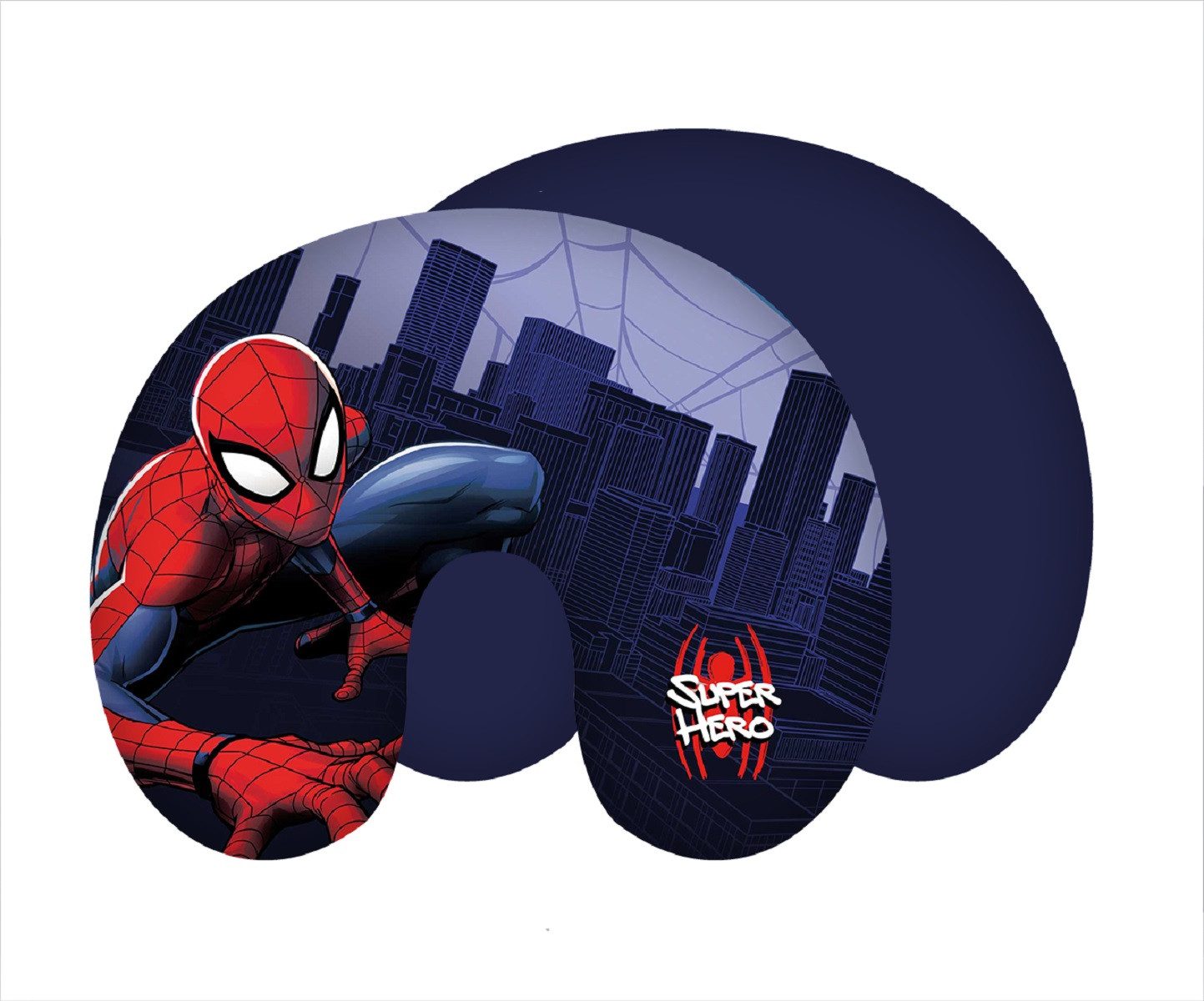 Spiderman Nackenkissen U-förmiges Reisekissen – Weiches Nackenkissen für Flugzeug, Auto & Zug