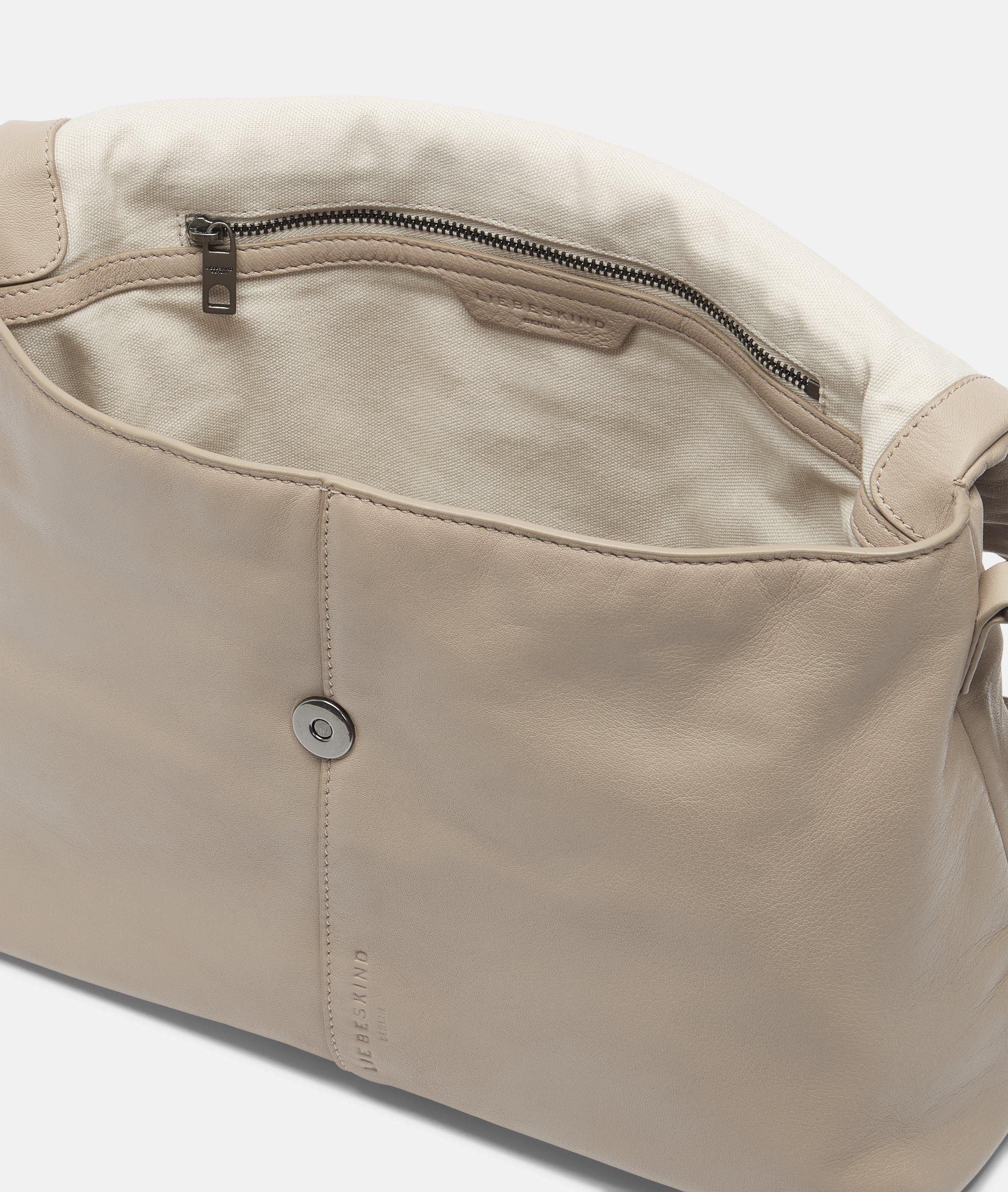 Liebeskind Berlin Schultertasche Fiona Hobo M, Geräumige Hobo-Bag aus Schafsleder