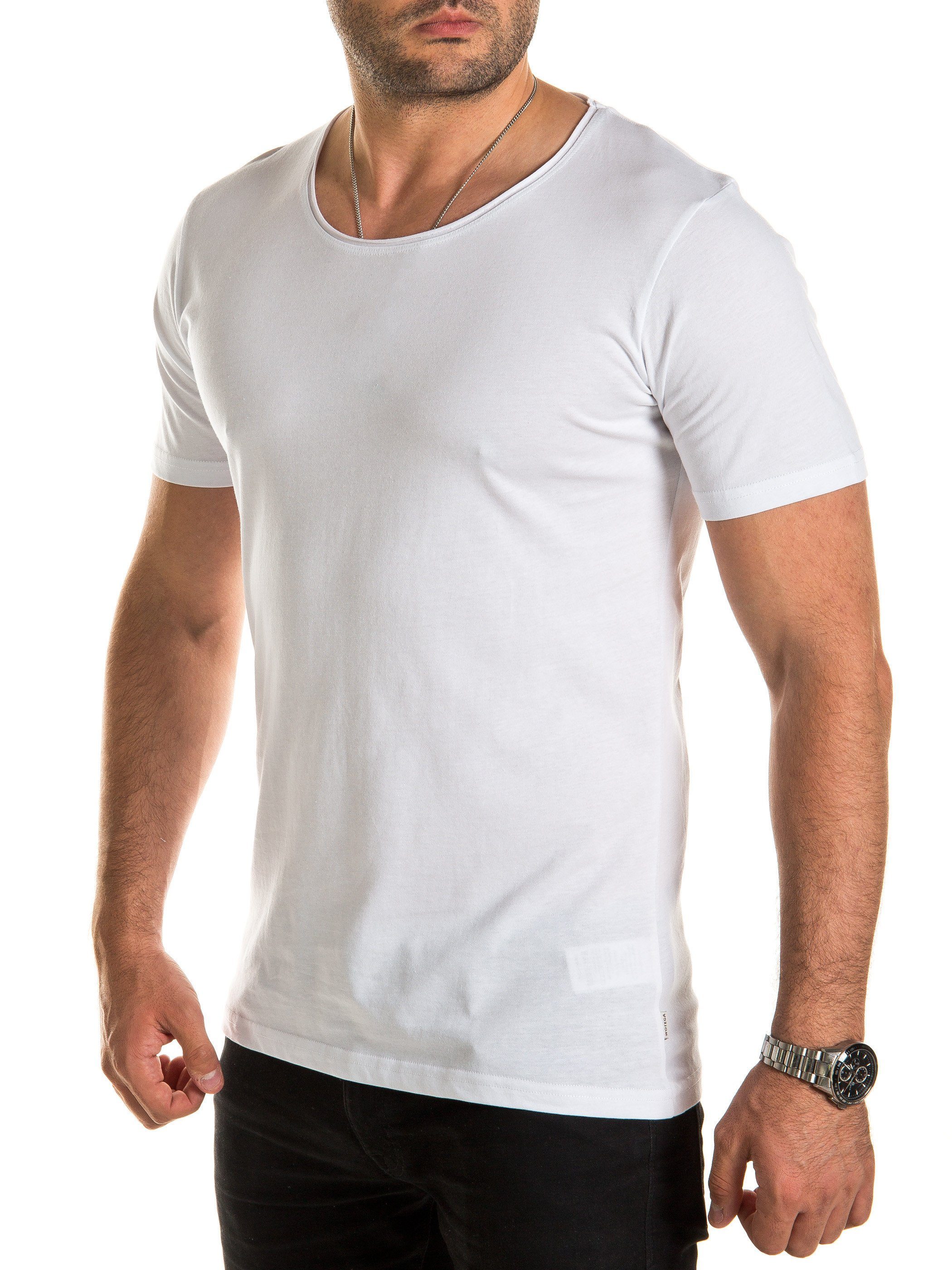 WOTEGA T-Shirt Nasus Basic Tee Crew Neck (1-tlg) Bright white (110601)