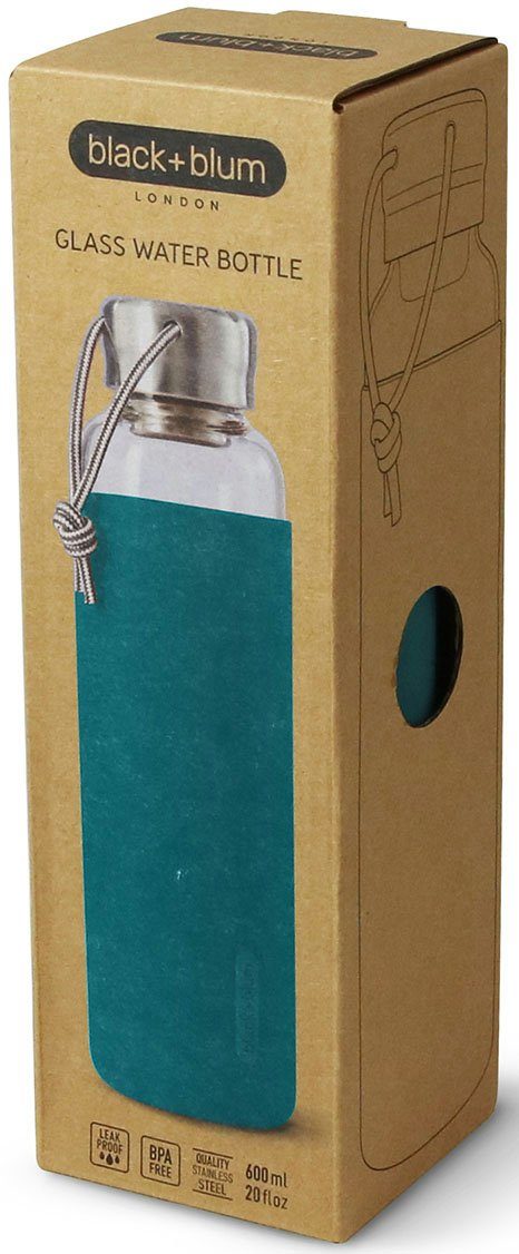 black+blum Trinkflasche, stylisch und auslaufsicher, 600 ml