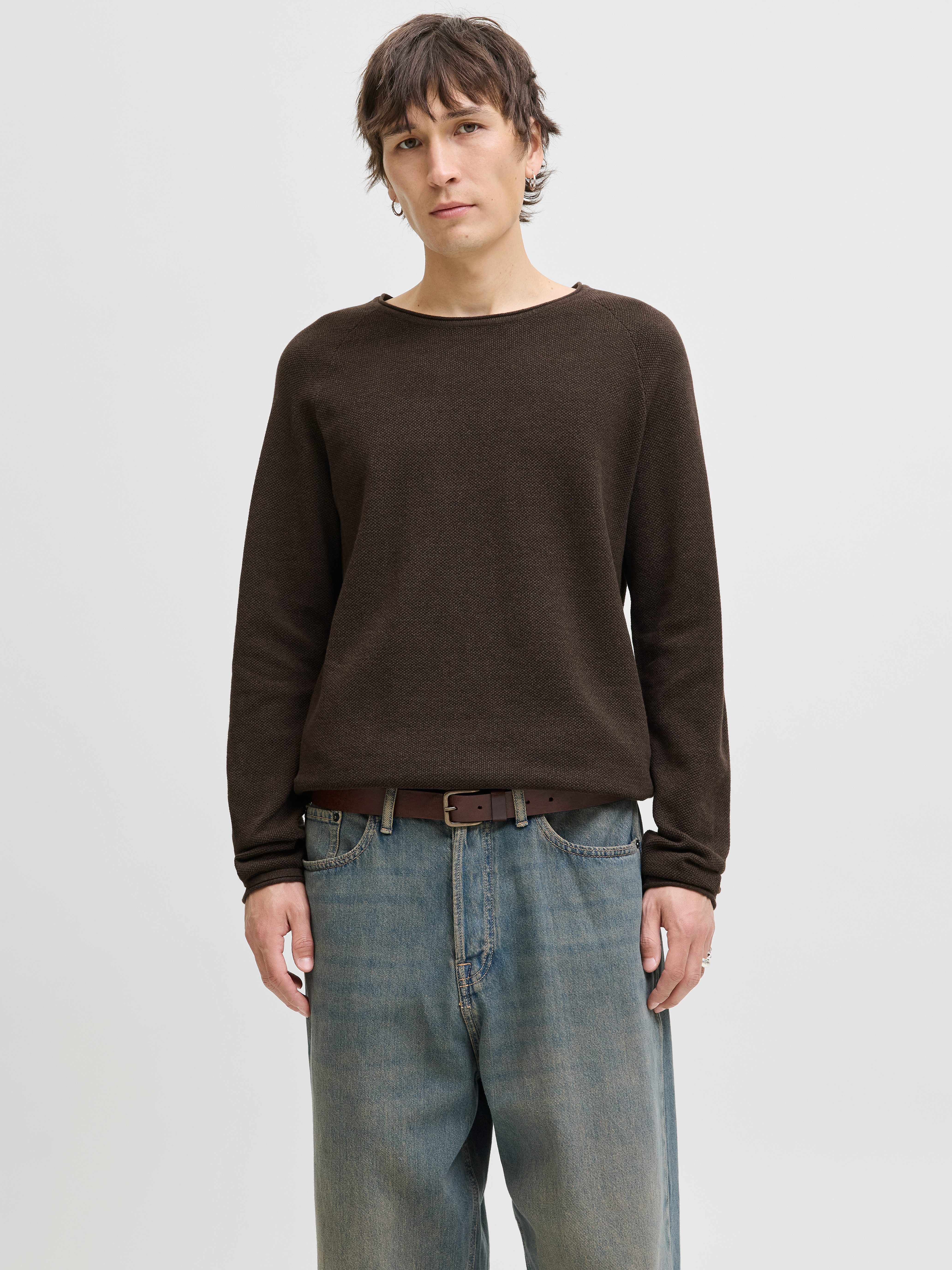 Jack & Jones Rundhalspullover JJEHILL KNIT günstig online kaufen