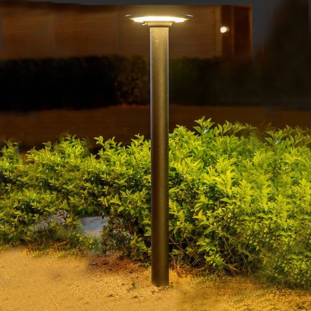 Arnusa LED Außen-Stehlampe Solar Sockelleuchte Pollerleuchte günstig online kaufen