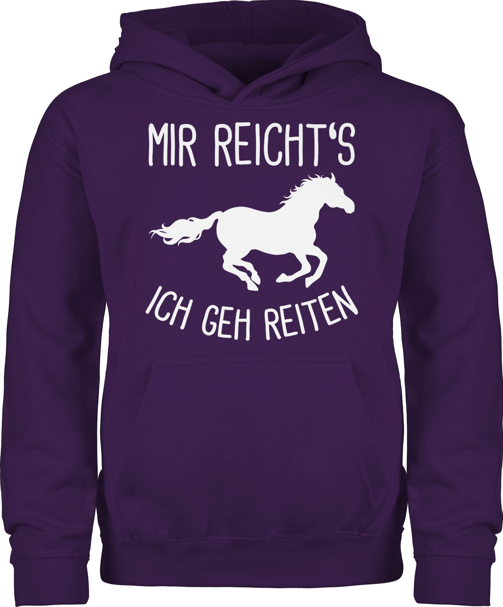 Hoodie Mir reichts ich geh Reiten I Geschenk Pferde I Pferdemädchen I Pferdel