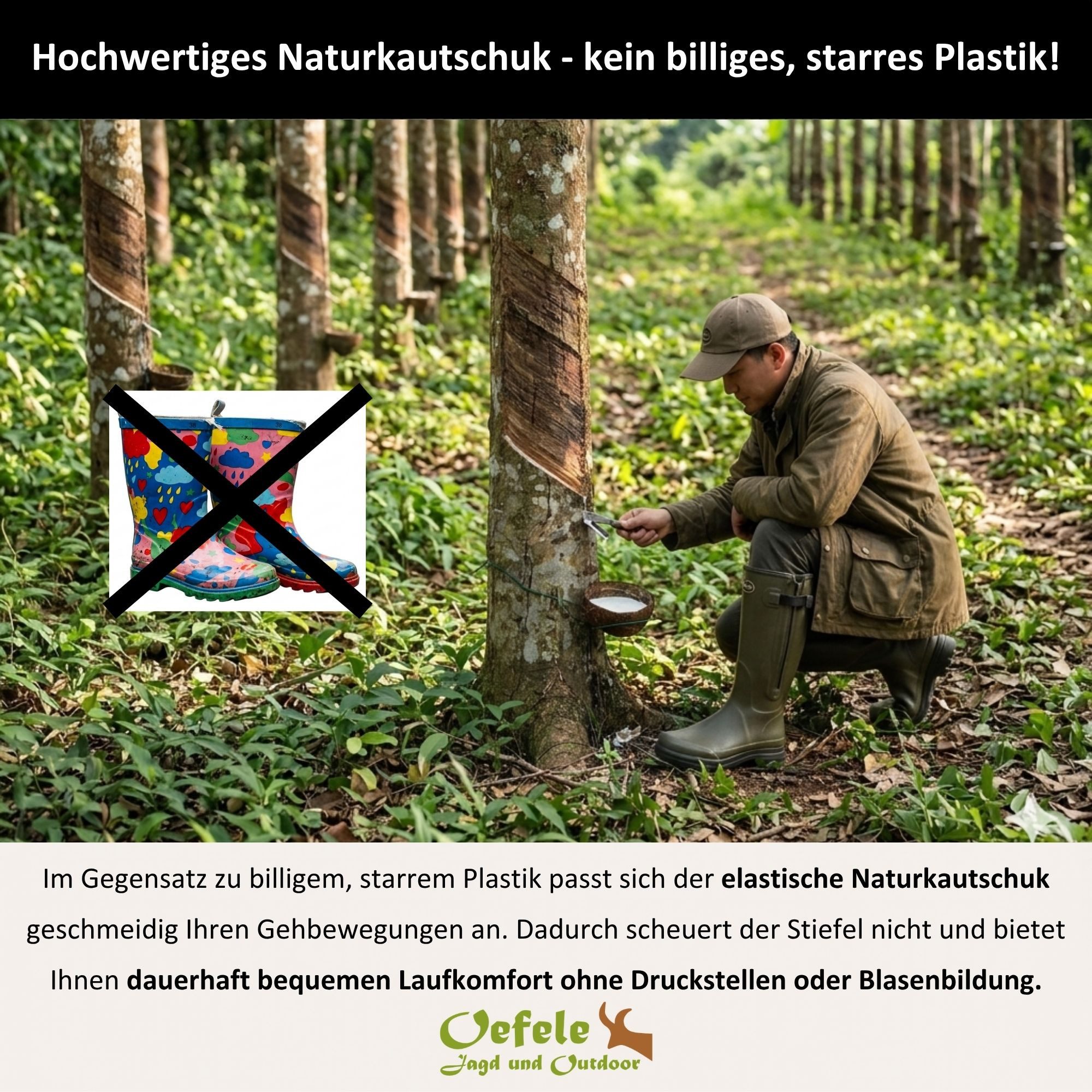 La Chasse® Neopren-Gummistiefel "Arles" Jagdstiefel wasserdicht Gummistiefel Gummistiefel wasserdicht