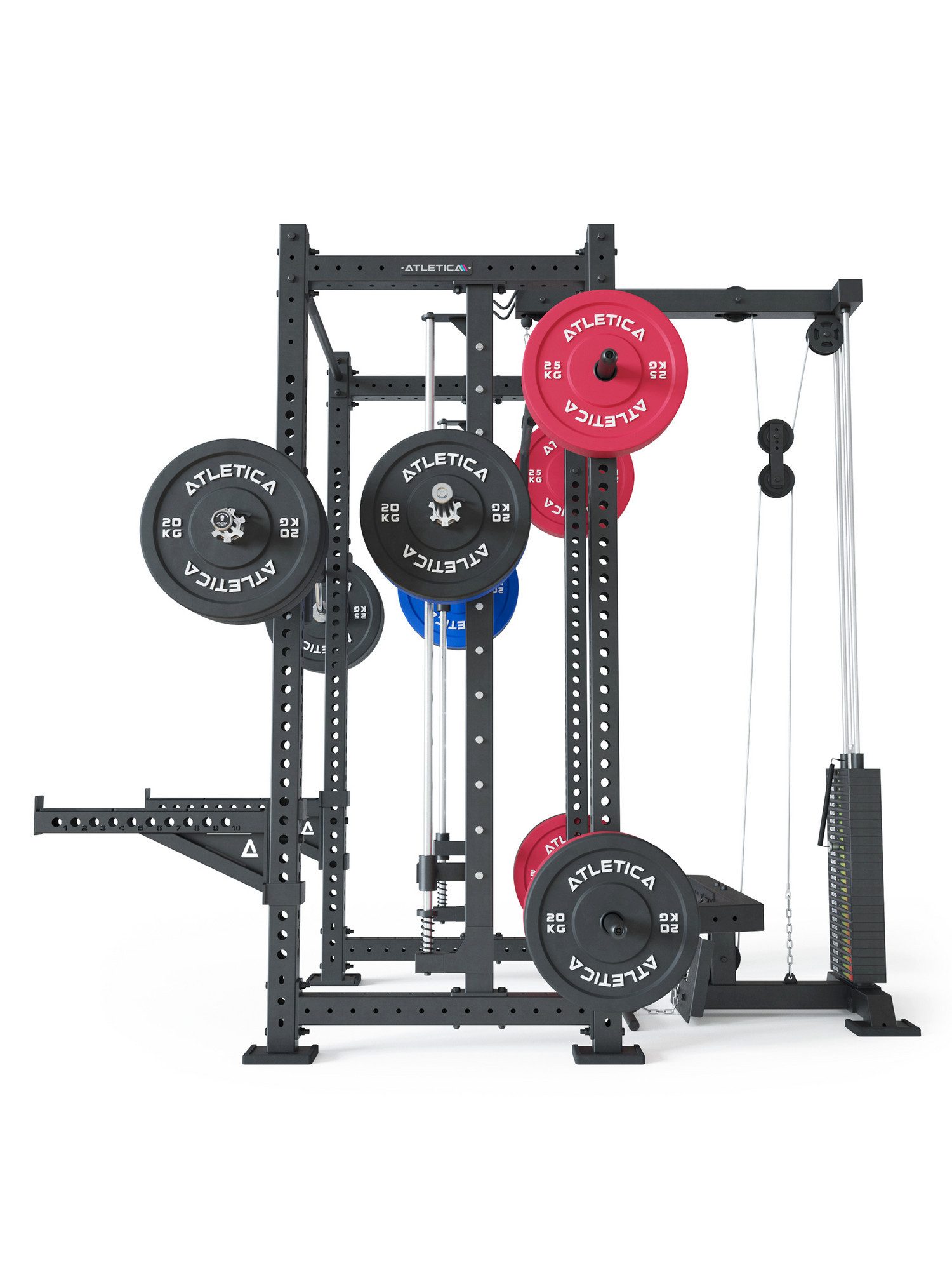 ATLETICA Power Rack R8 Spectre Medium, Smith Machine inklusive