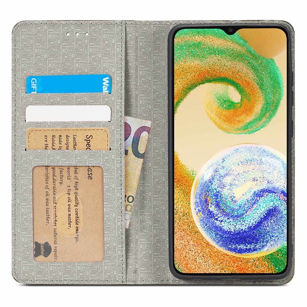 FITSU Handyhülle Handytasche für Samsung Galaxy A04s Hülle 6,5 Zoll, Handyhülle für Samsung A04s Schutzhülle, Flipcase mit Kartenfach Cover