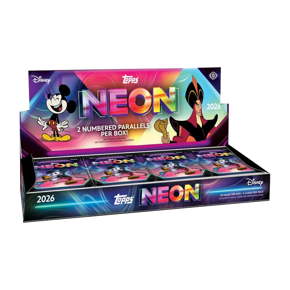 Topps Sammelkarte 2026 Topps Disney Neon Hobby Box Englisch