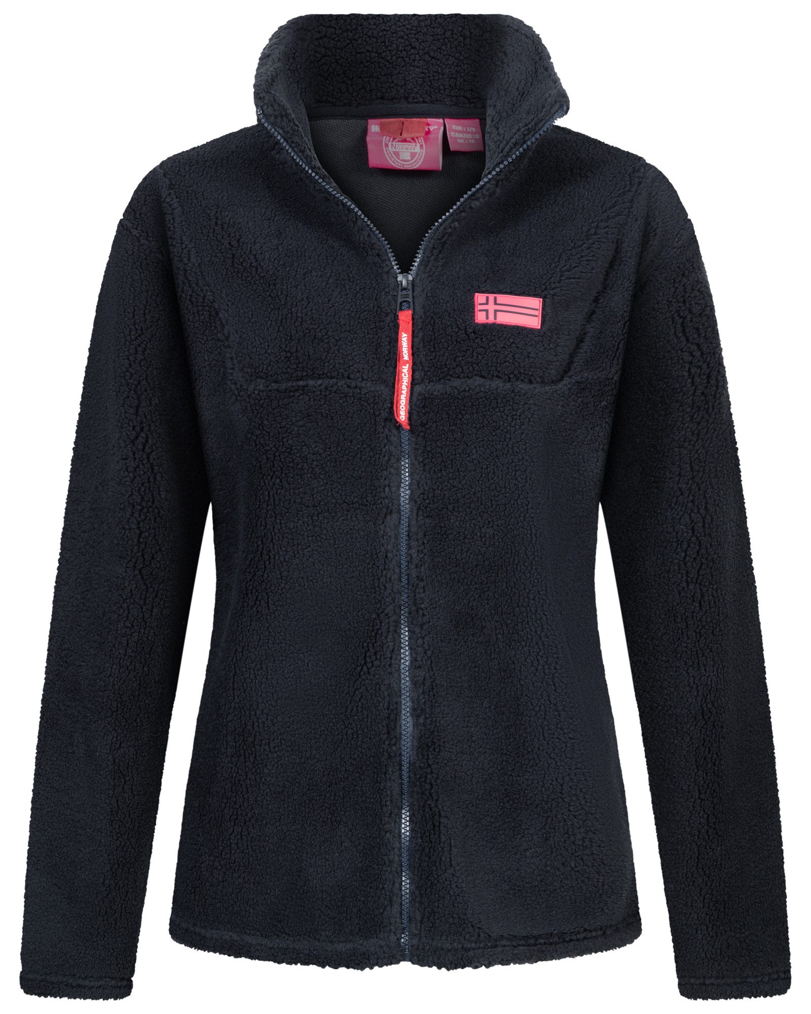 Geographical Norway Fleecejacke Damen Teddy Fleece Jacke Herbst Winter Jack günstig online kaufen