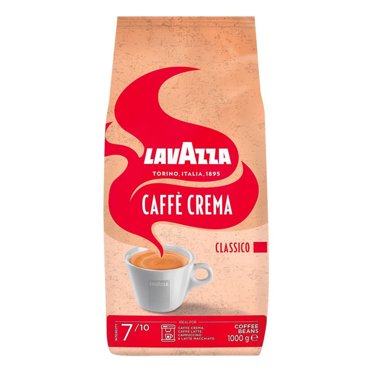 Lavazza Kaffee Caffè Crema Classico (1 kg), 1 kg, ganze Bohnen