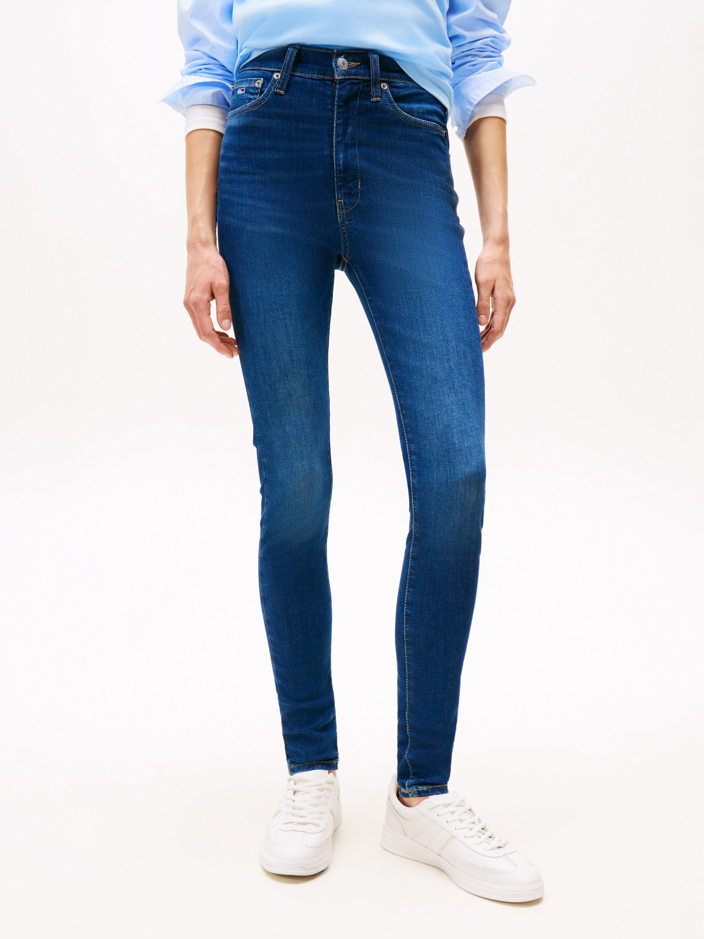 Tommy Jeans Skinny-fit-Jeans Sylvia High Rise Skinny mit Logo-Badge