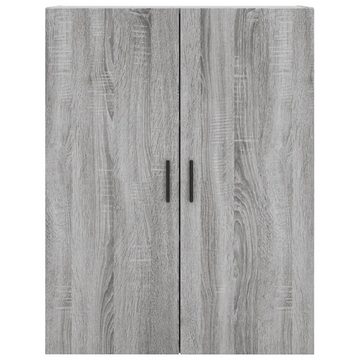 furnicato Sideboard Highboard Grau Sonoma 69,5x34x180 cm Holzwerkstoff