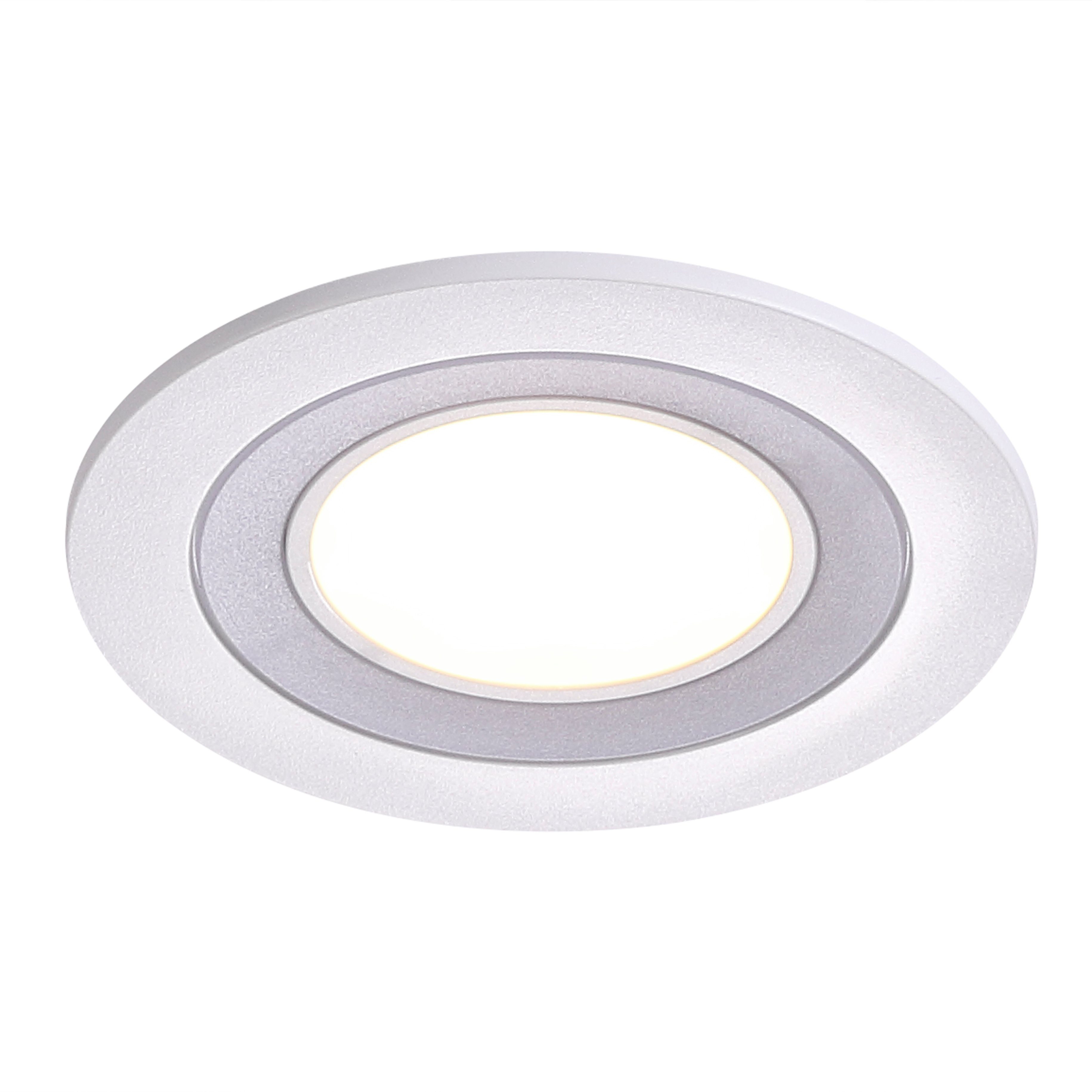 Dimmer mit Einbaustrahler Einbauleuchte fest LED LED Clyde, integriert, integriertem Nordlux Warmweiß,