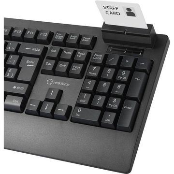 Renkforce Chipkartenleser-Tastatur Tastatur (Chipkarten-Leser)