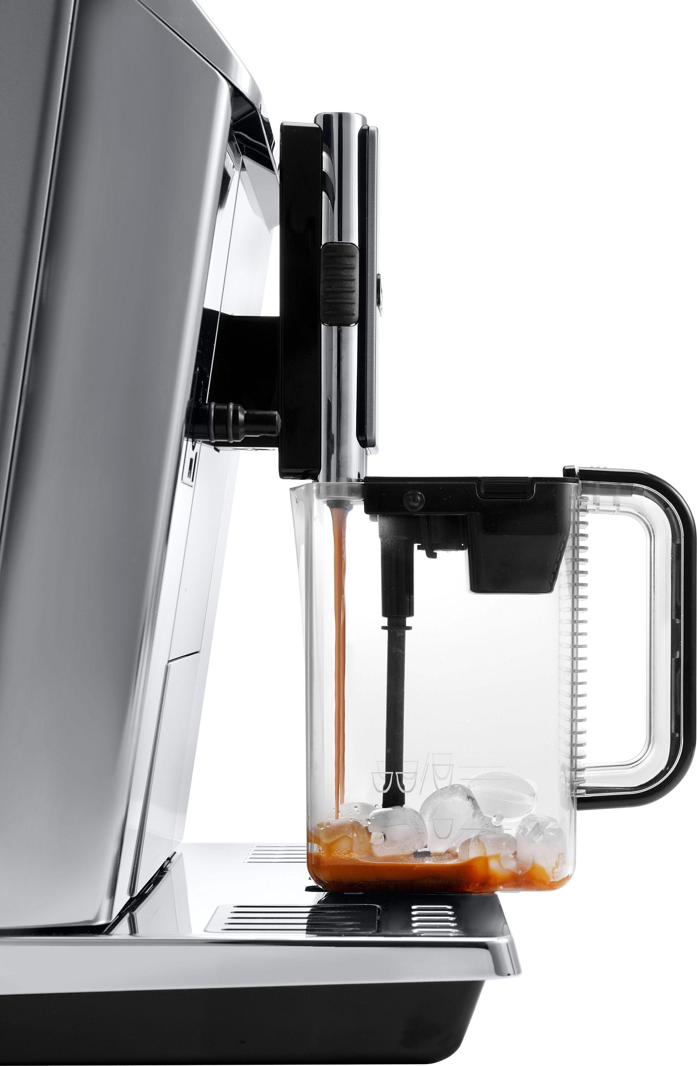 De'Longhi Kaffeevollautomat PrimaDonna Elite Experience ECAM656.85.MS - 18 Rezepte, heiß & kalt, heiße Trinkschokolade, eisgekühlter Kaffee, kalter Milchschaum & mehr