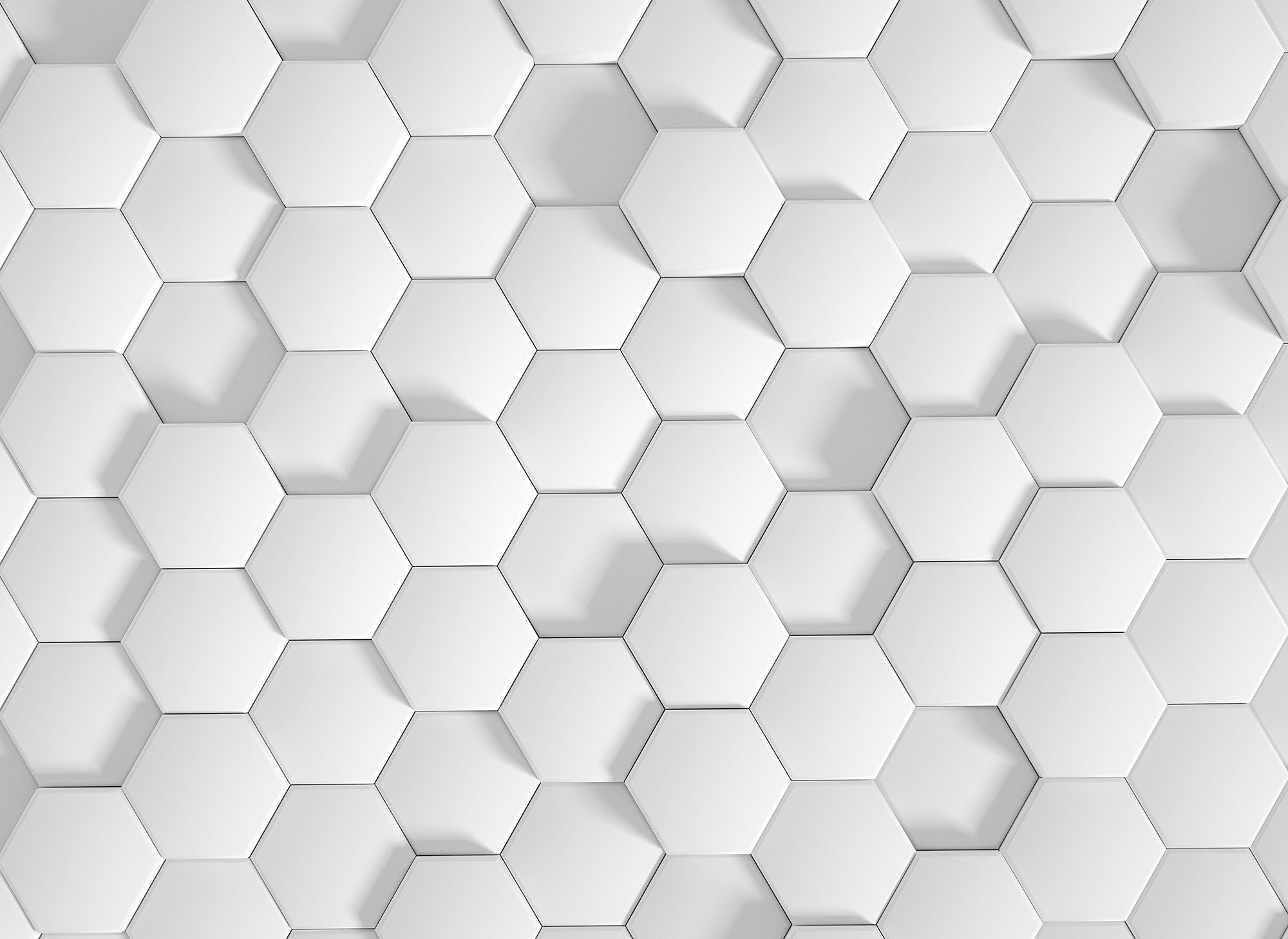 living walls Fototapete Designwalls Honeycomb 1, glatt, (5 St), Vlies, Wand, Schräge, Decke