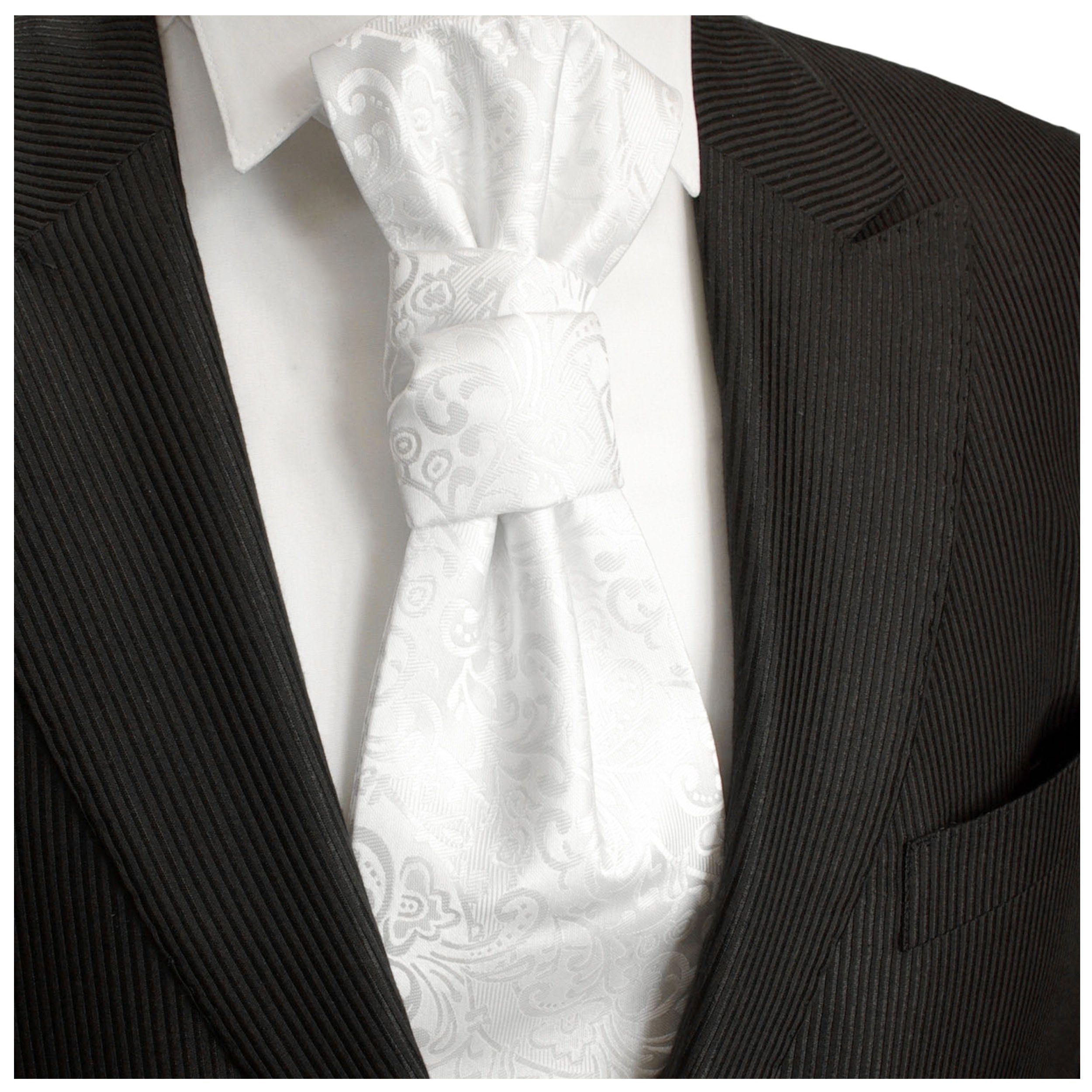 Paul Malone Krawatte Elegantes Herren Plastron günstig online kaufen