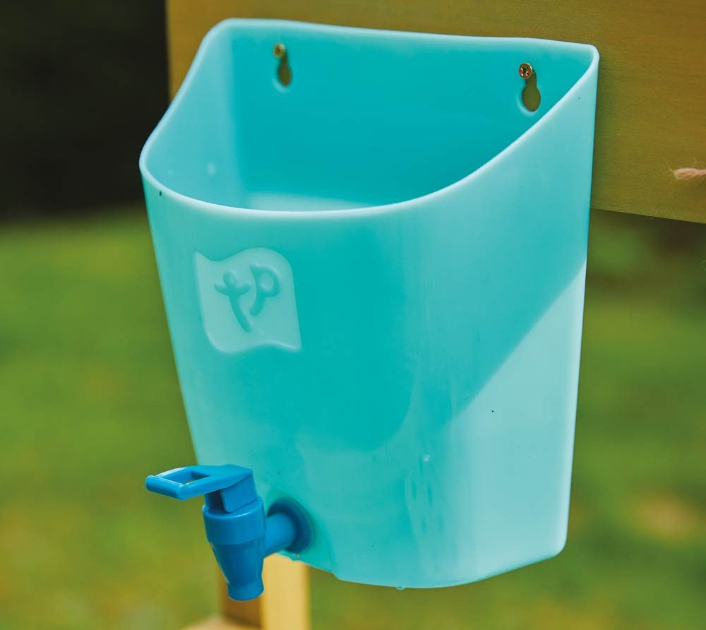 TP Toys Outdoor-Spielküche Grow Up Holz, Geeignet ab 3 J., Wasserspender für mehr Spielspaß, LxBxH 83x34x88cm