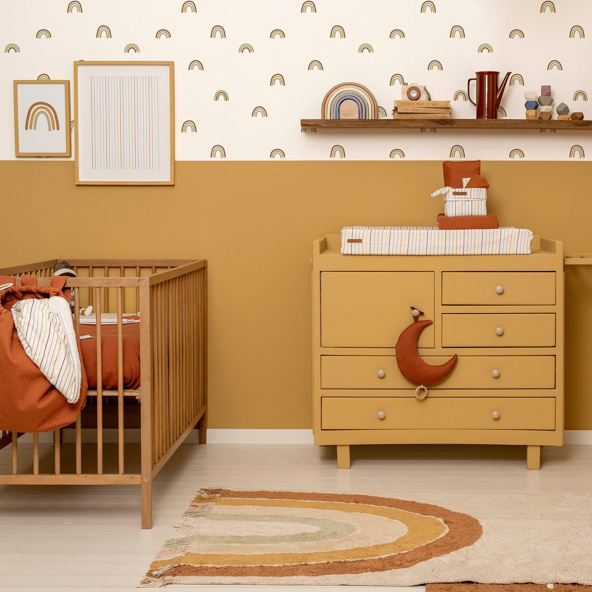 LITTLE DUTCH Wandfarbe geeignet Pure extra und für Kinderzimmer waschbeständig, hochdeckend matt, Wallpaint, Ocker