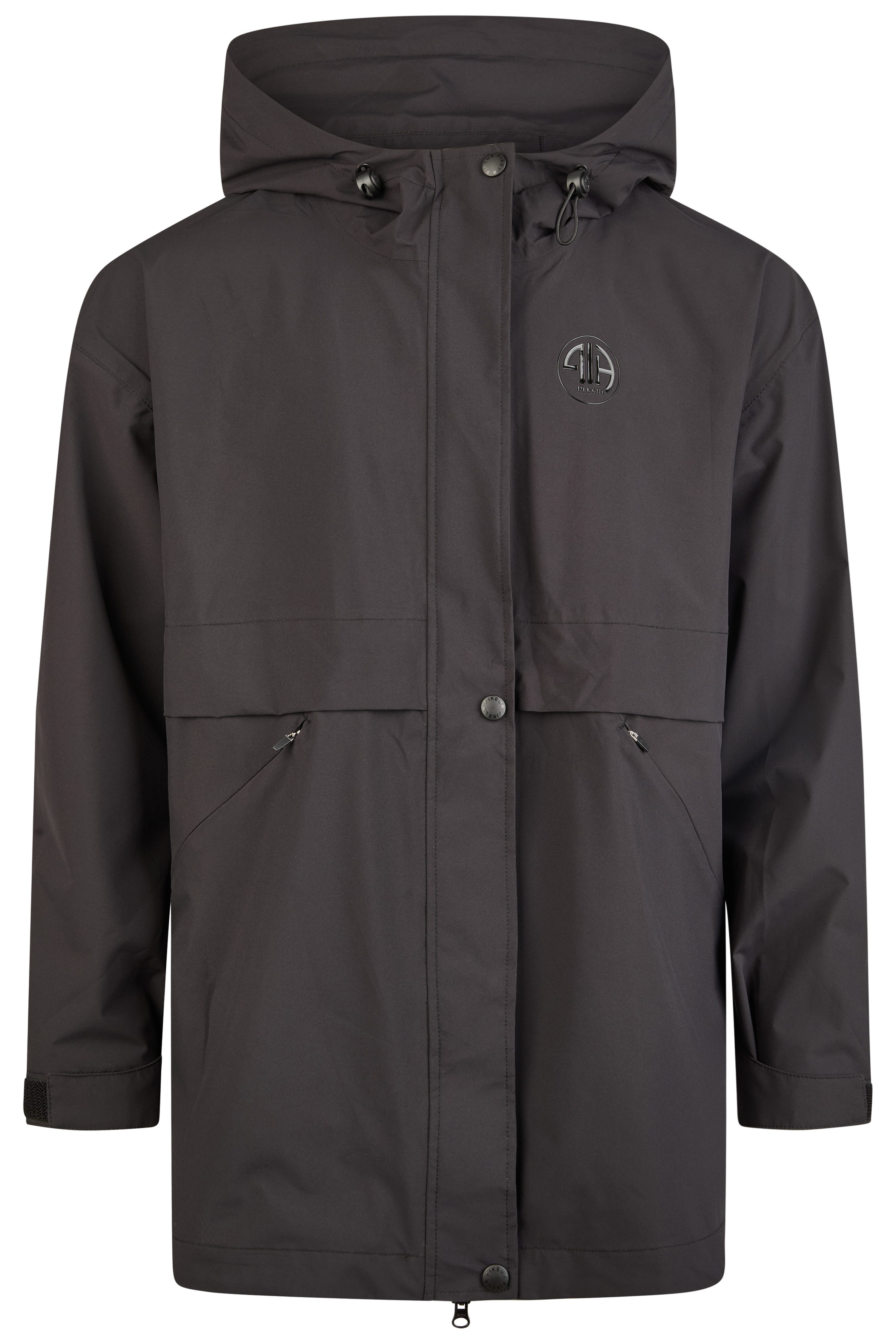 Pikeur Reitjacke Regenponcho Athleisure in schwarz