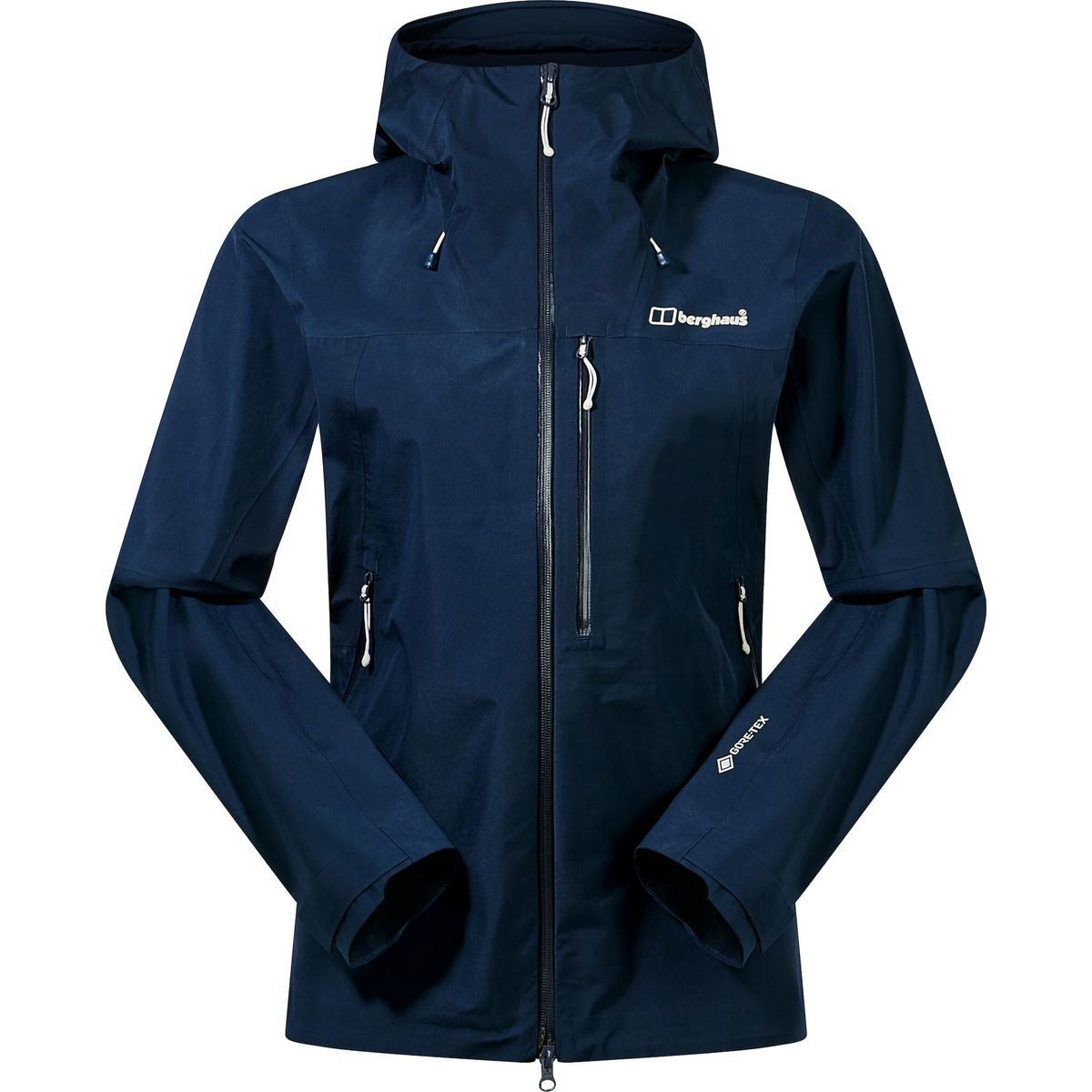 Berghaus Outdoorjacke Wasserdichte Ridge-Seeker Damen-Gore-Tex Jacke - Blau Vielseitige Damenjacke aus Gore-Tex für optimalen Wetterschutz bei