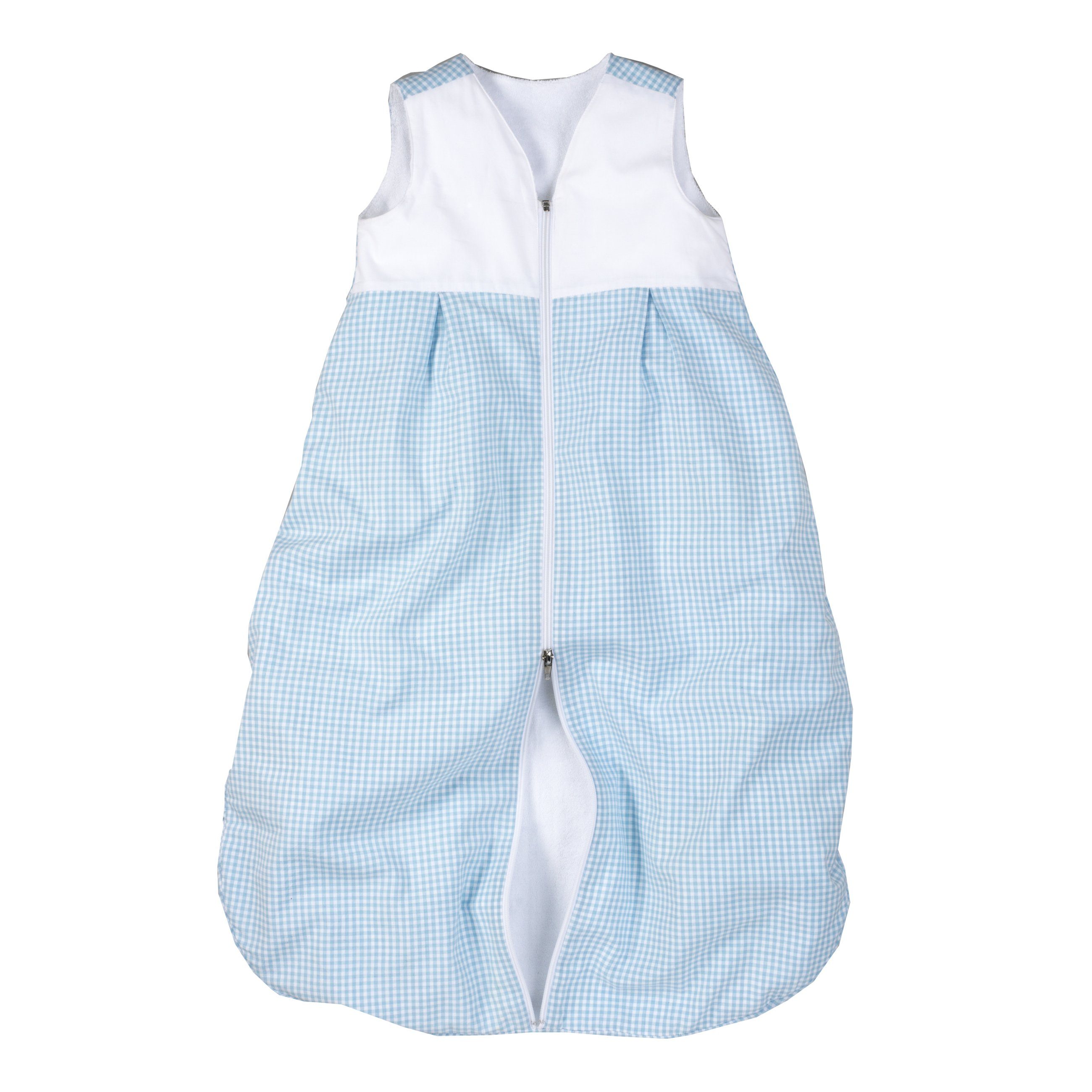 wellyou Babyschlafsack »Baby Schlafsack, Vichy-Karo mit Frottee, hellblau  Größe 56-158« online kaufen | OTTO