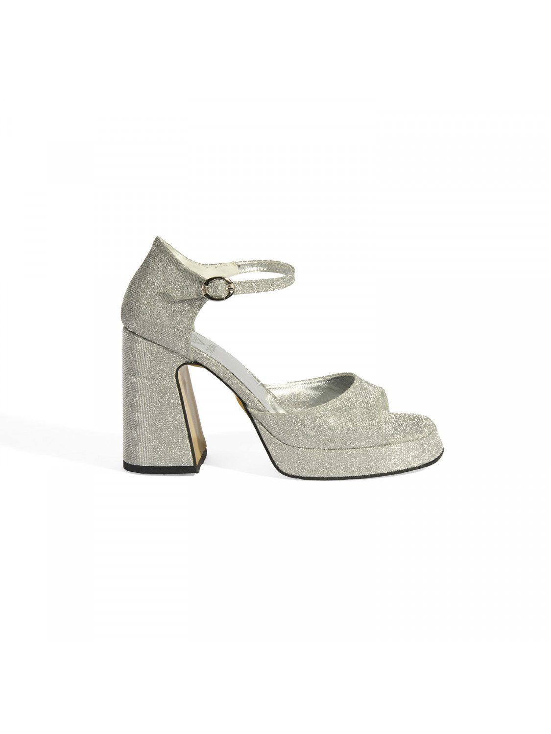 Desa Damen-Plateau-Pumps – Obermaterial aus Textil, Futter aus Kunstleder, Pumps