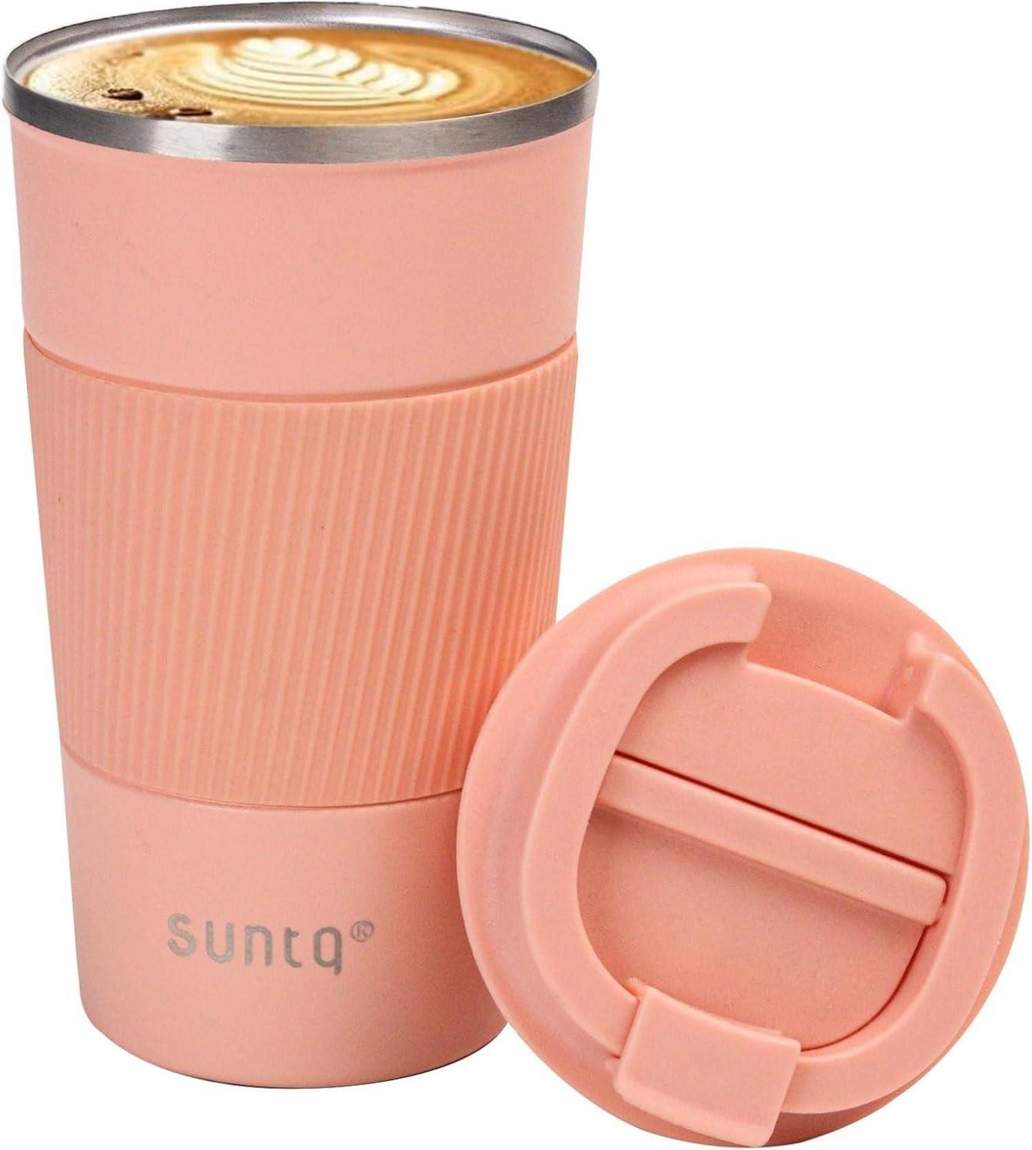 LuxusKollektion Термокружка Чашки to go Thermo aus Edelstahl 510ml Koral Rosa