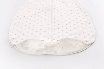 Träumeland Babyschlafsack Sommerschlafsack LIEBMICH Baumwolle, Design Sternchen grau (1 tlg)