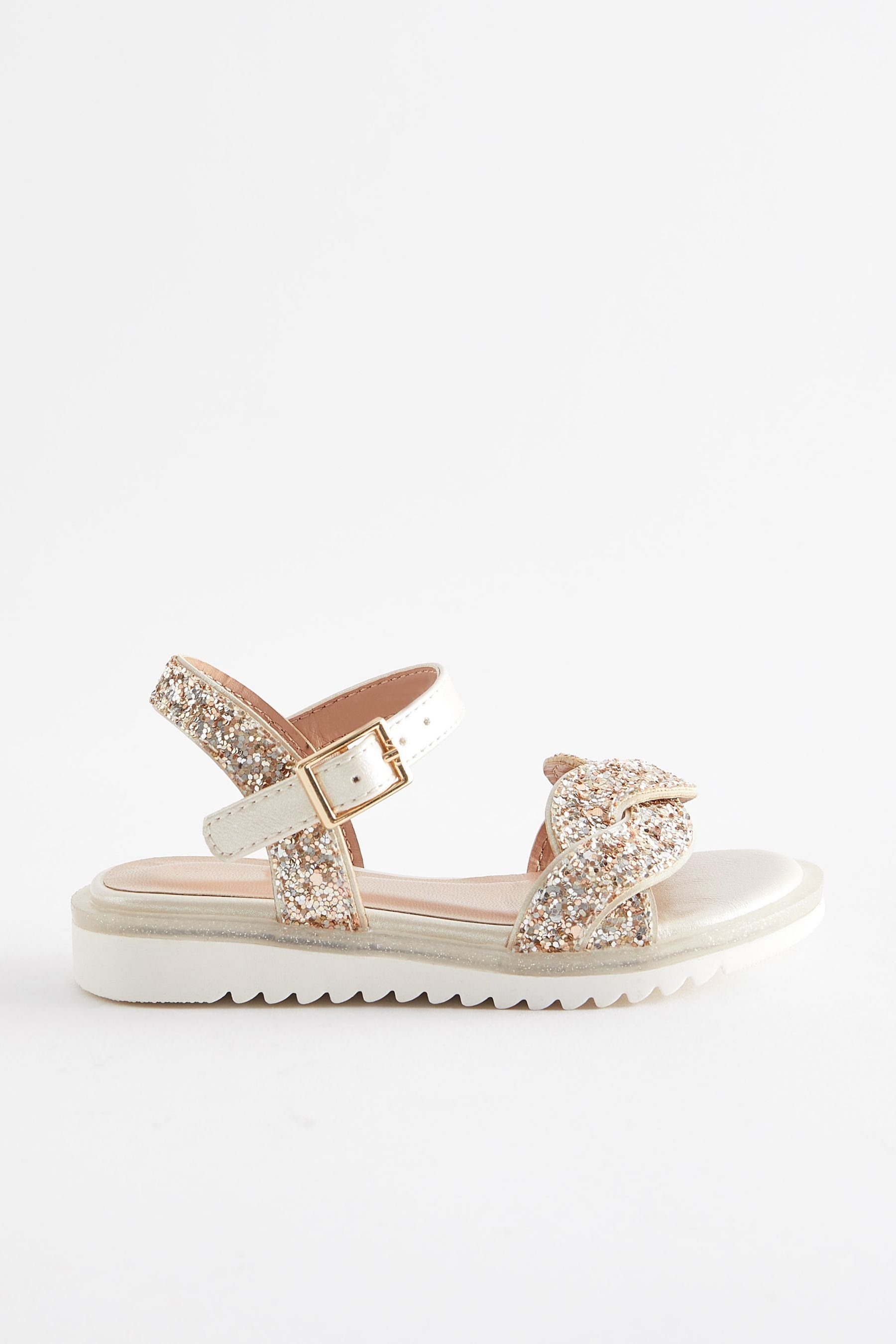 Festliche Glitzersandale Sandale