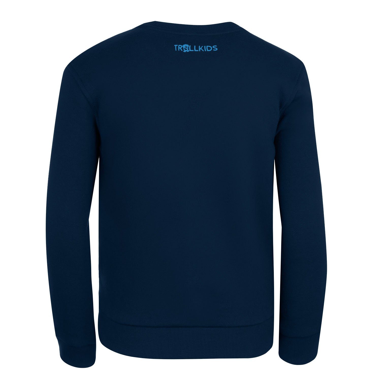 Marineblau Trolltunga Sweater TROLLKIDS