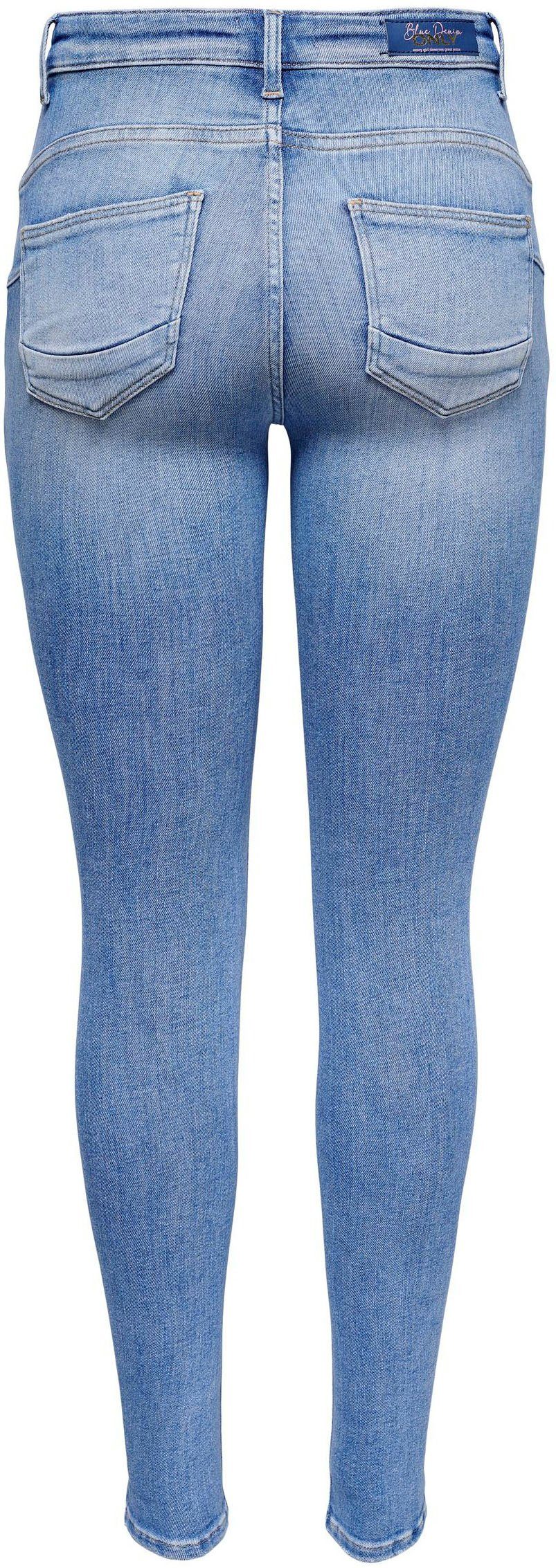ONLY Skinny-fit-Jeans ONLPOWER MID PUSH UP günstig online kaufen